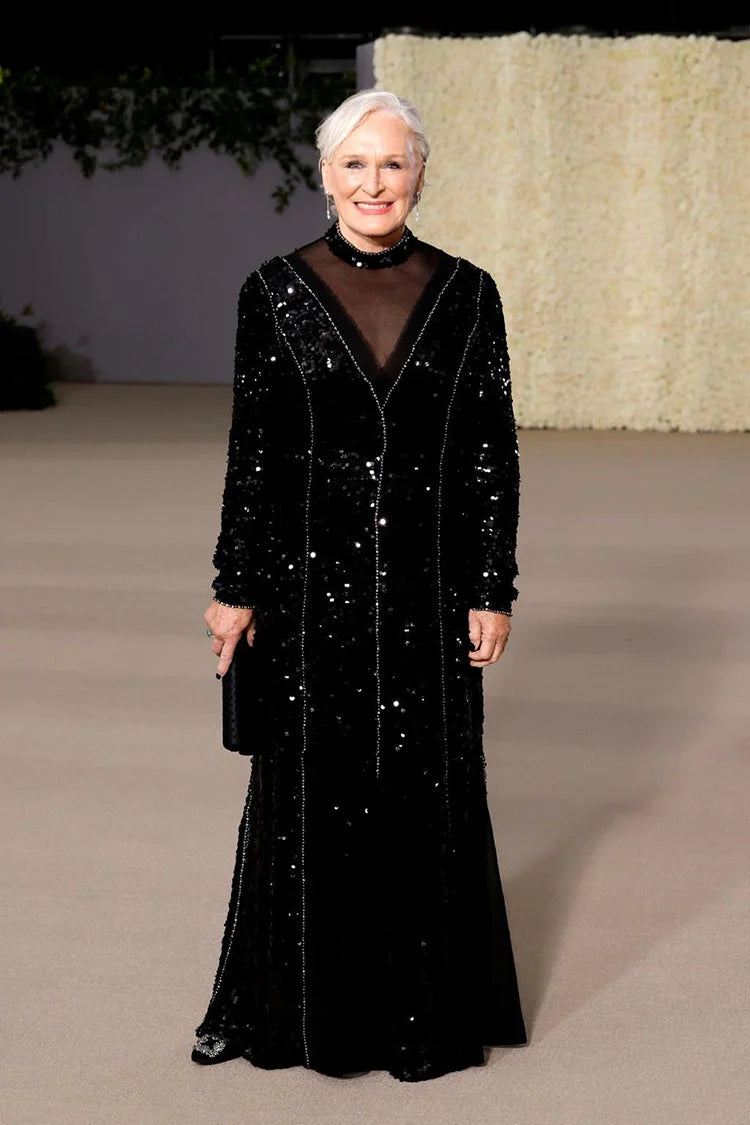 Pre-Loved ERDEM Black Sequin Gown