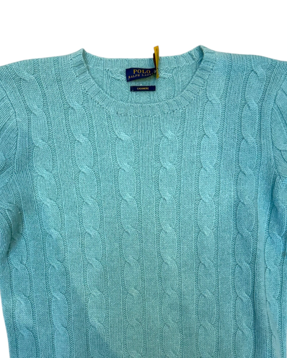 Pre-Loved POLO Ralph Lauren Turquoise Cashmere Sweater
