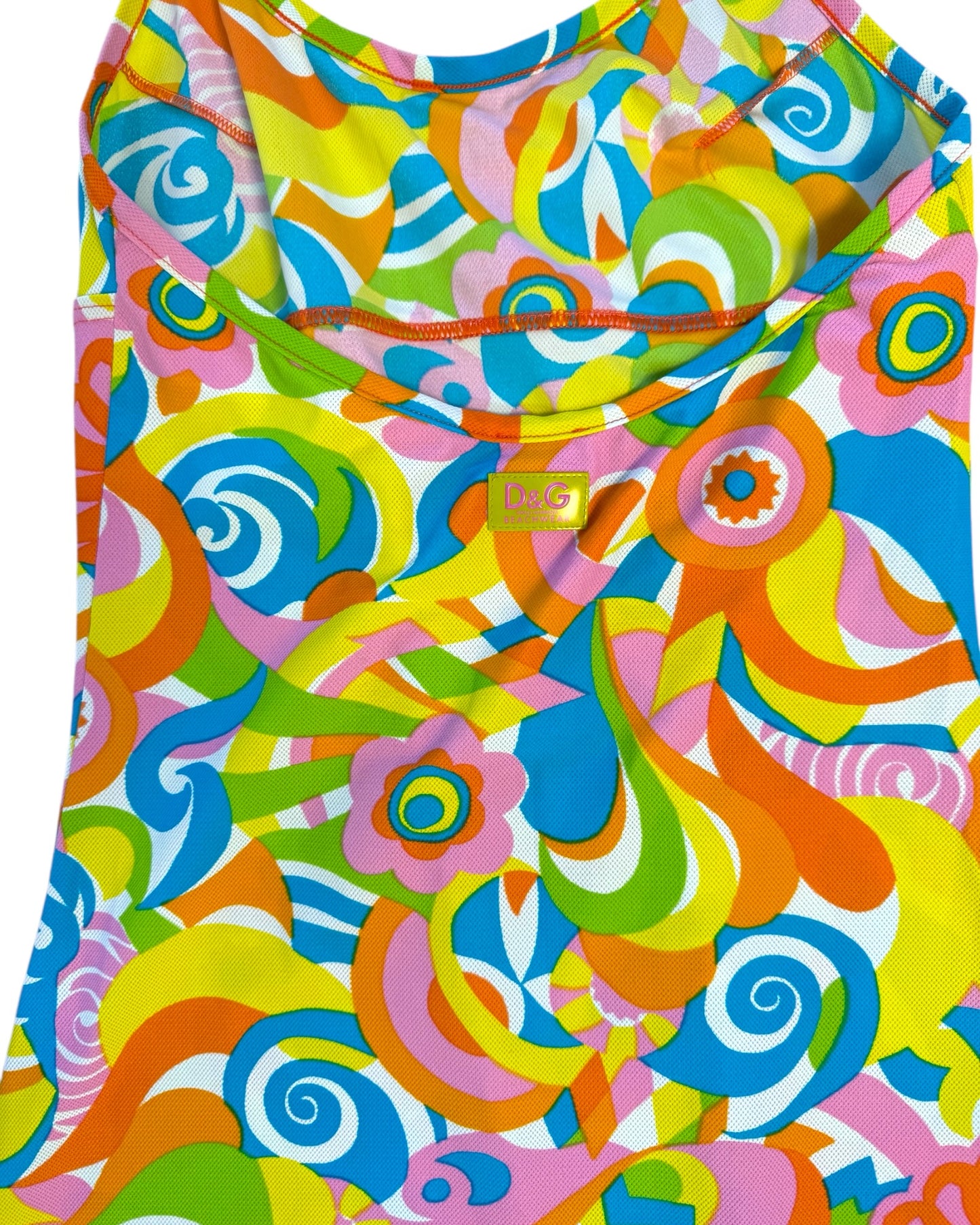 Pre-Loved D&G Beachwear Halter Dress