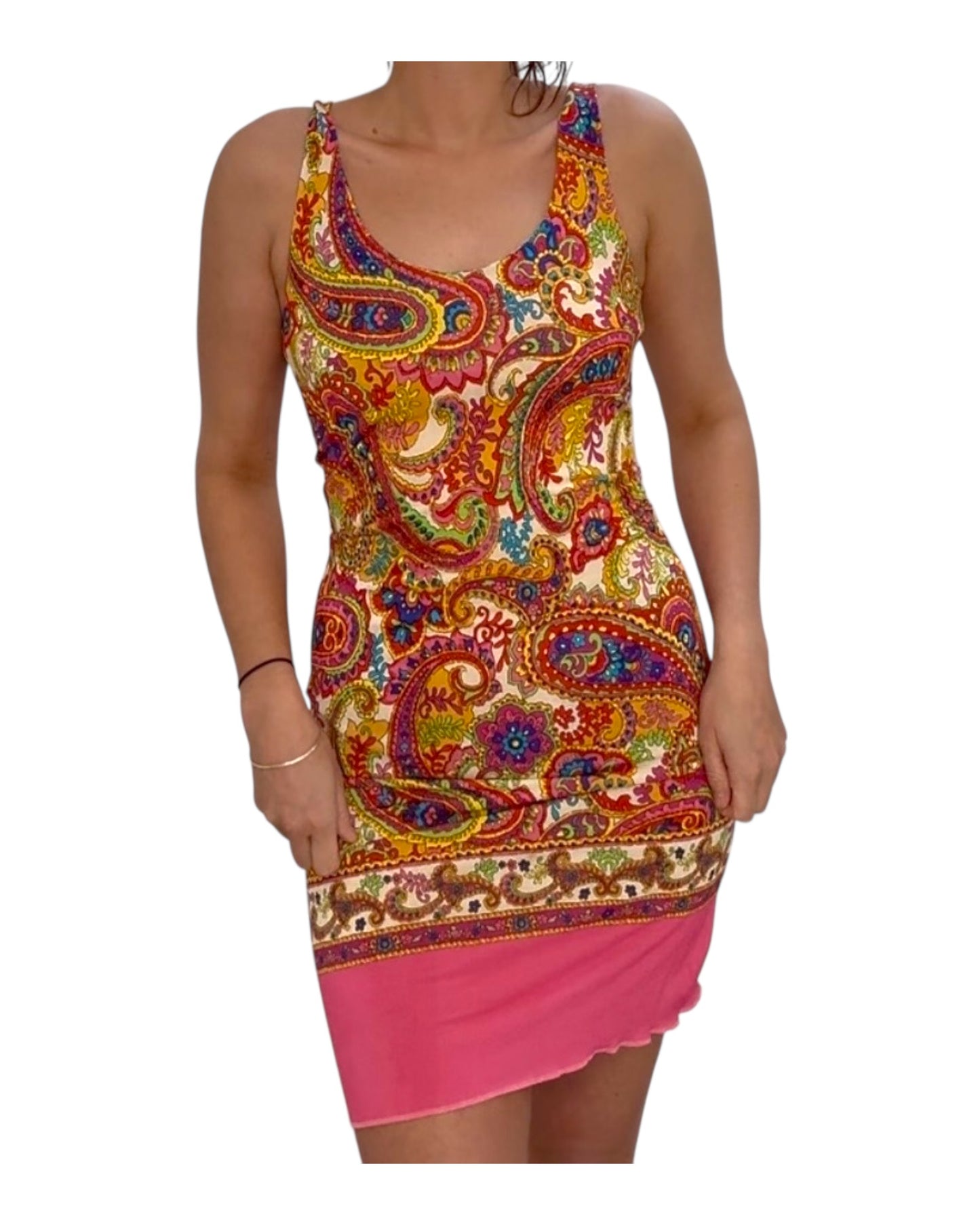 Pre-Loved D&G Paisley Print Midi Dress