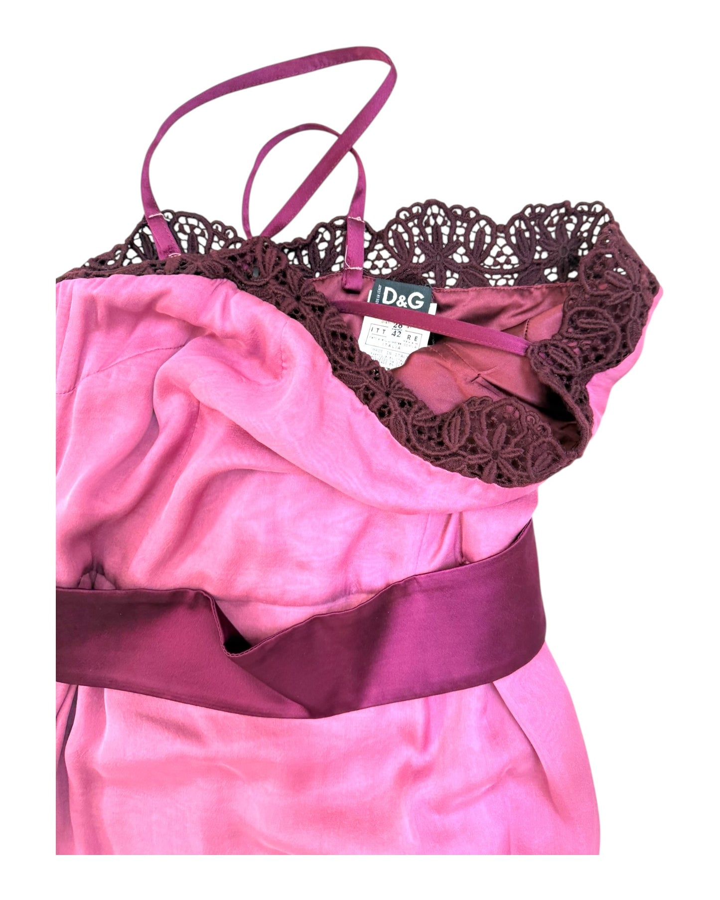 Vintage D&G Pink Mini Dress