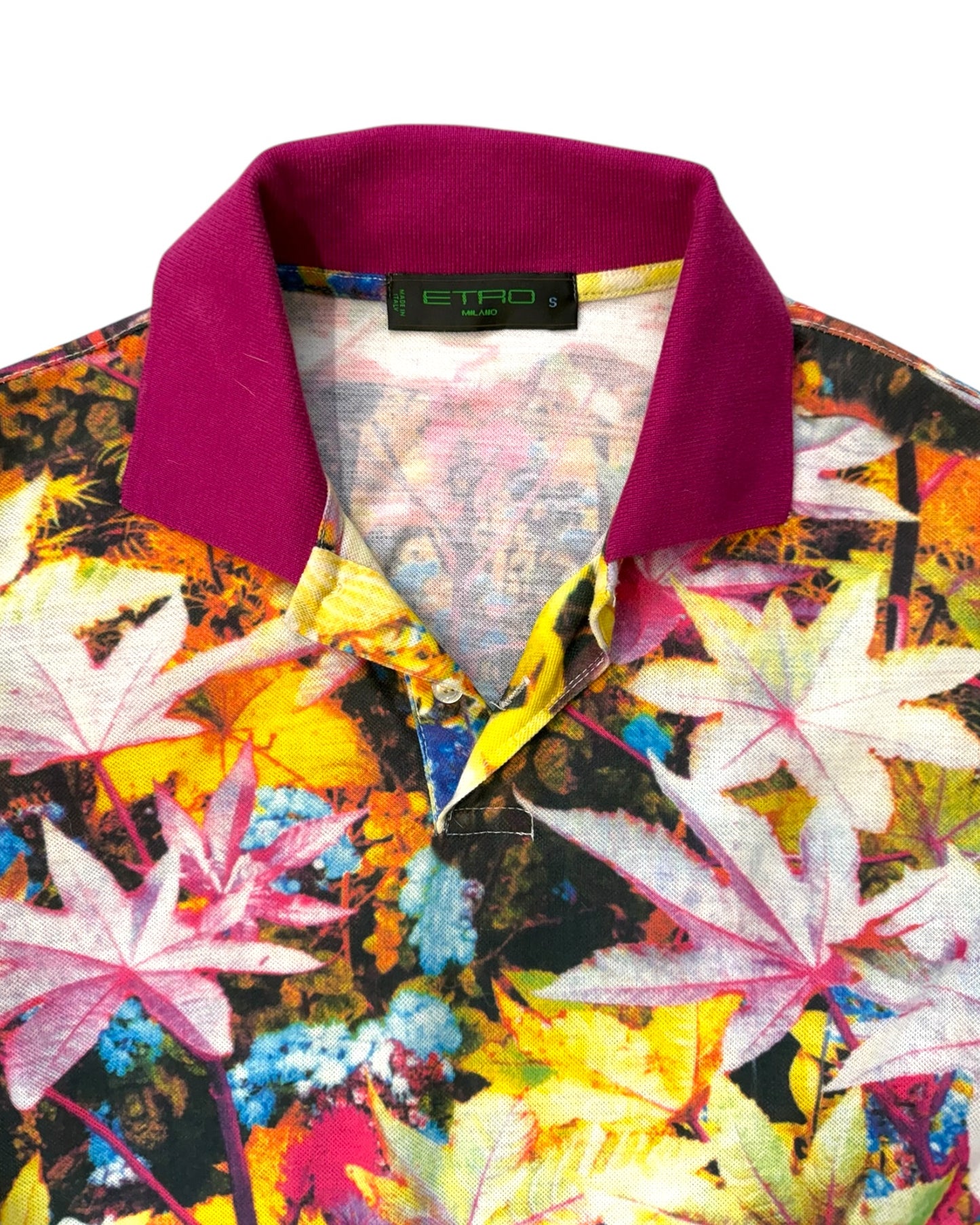 Pre-Loved Etro Printed Polo Shirt