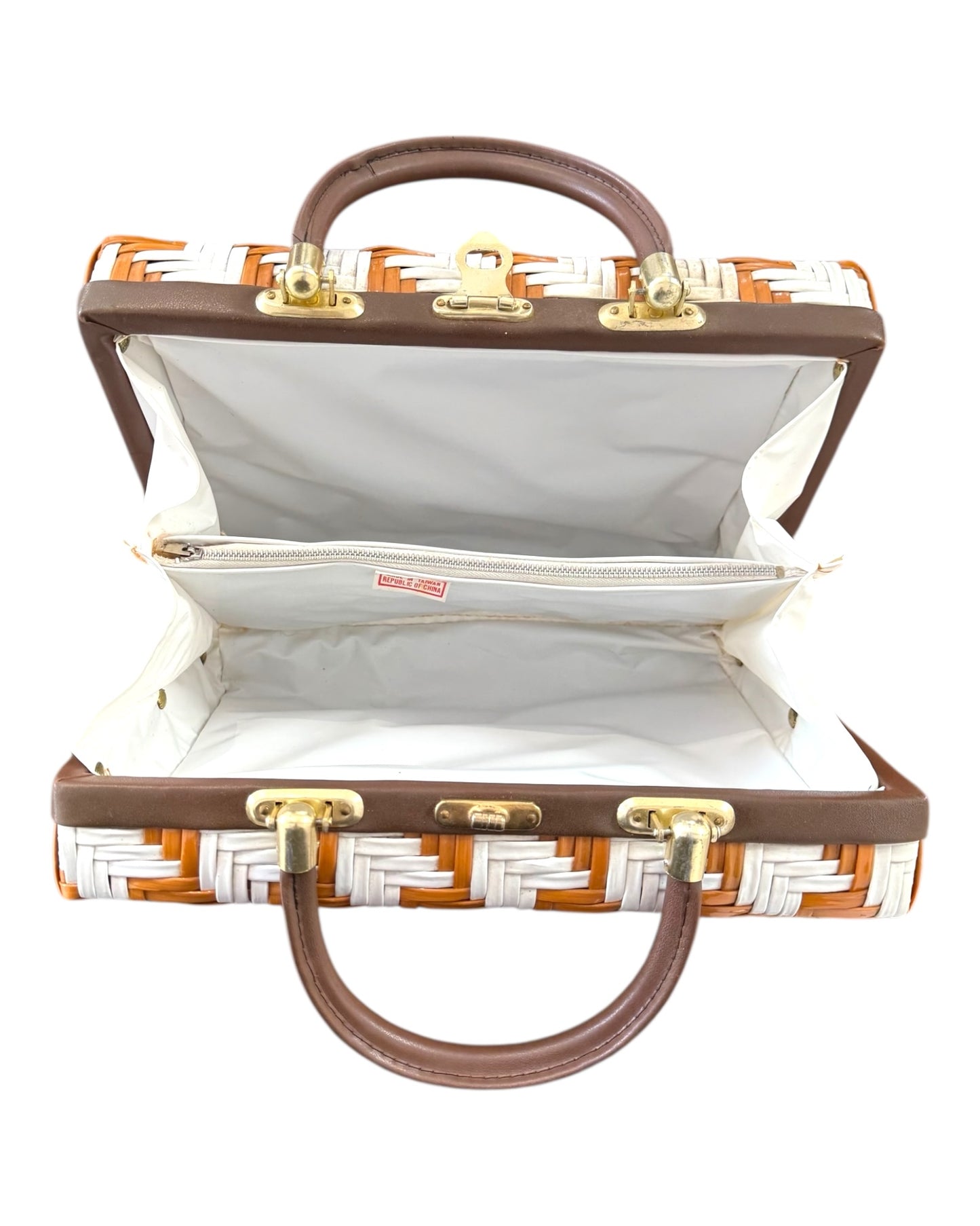 Vintage Picnic Basket Bag