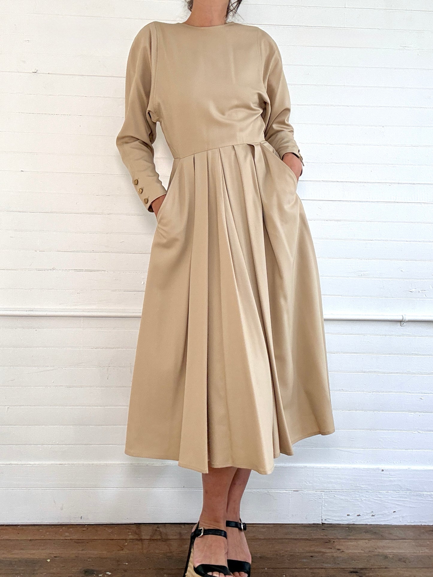 Vintage Albert Nipon A-Line Midi Dress