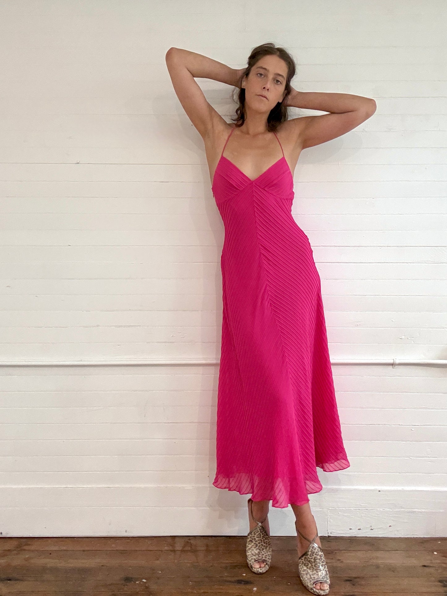 Pre-Loved Ralph Lauren Purple Label Silk Pink Dress
