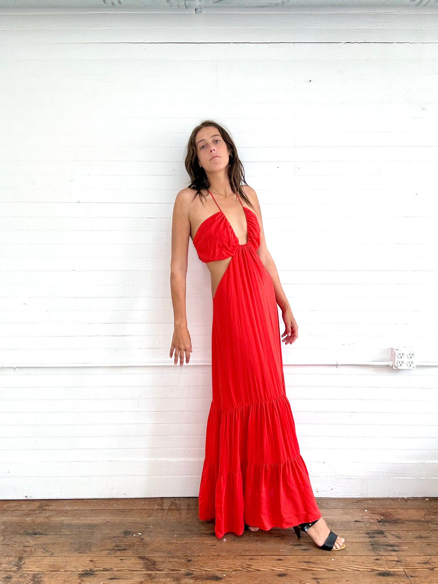 Pre-Loved Nicole Miller Coral Red Dress