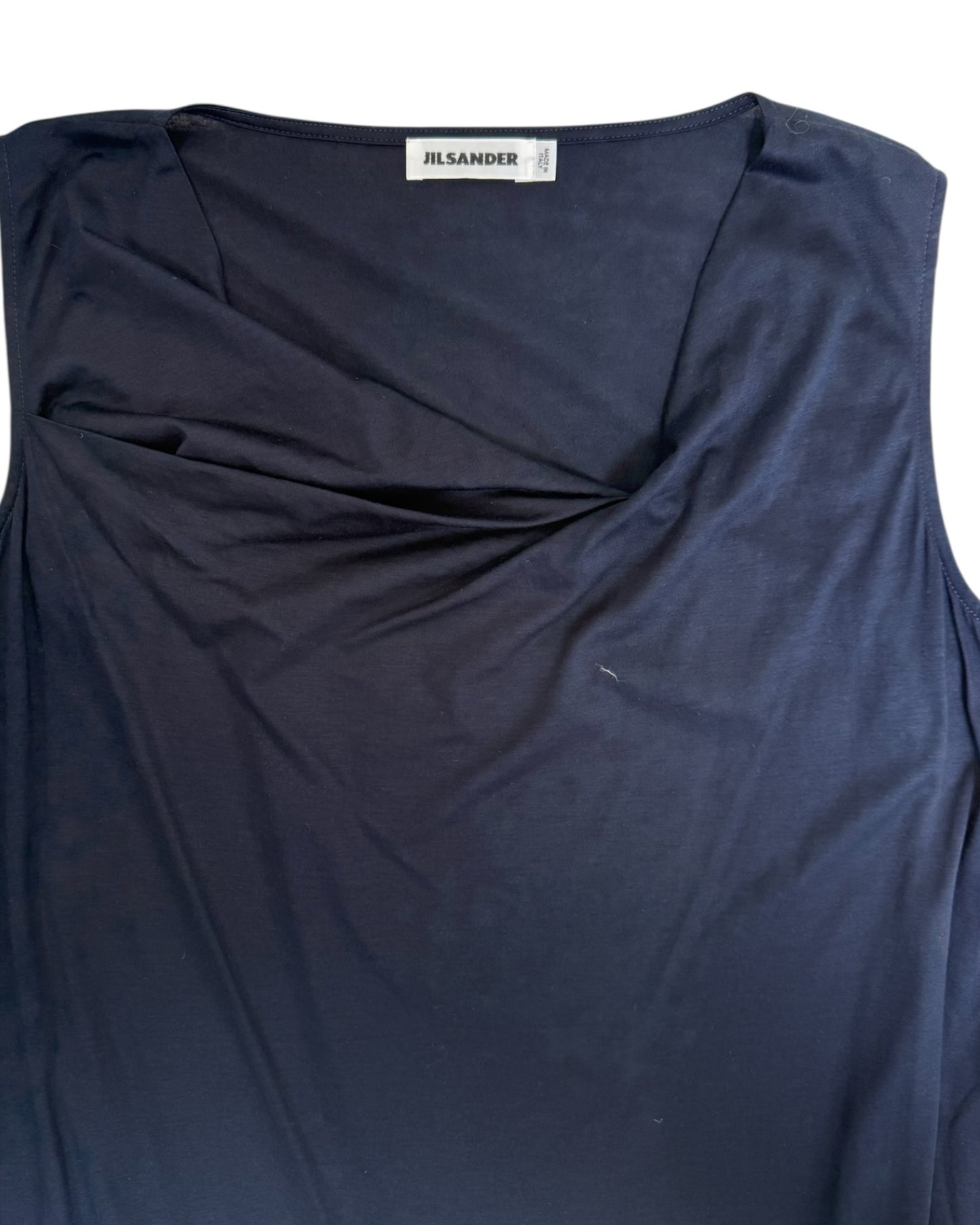 Vintage Jill Sander Navy Blue Mini Dress