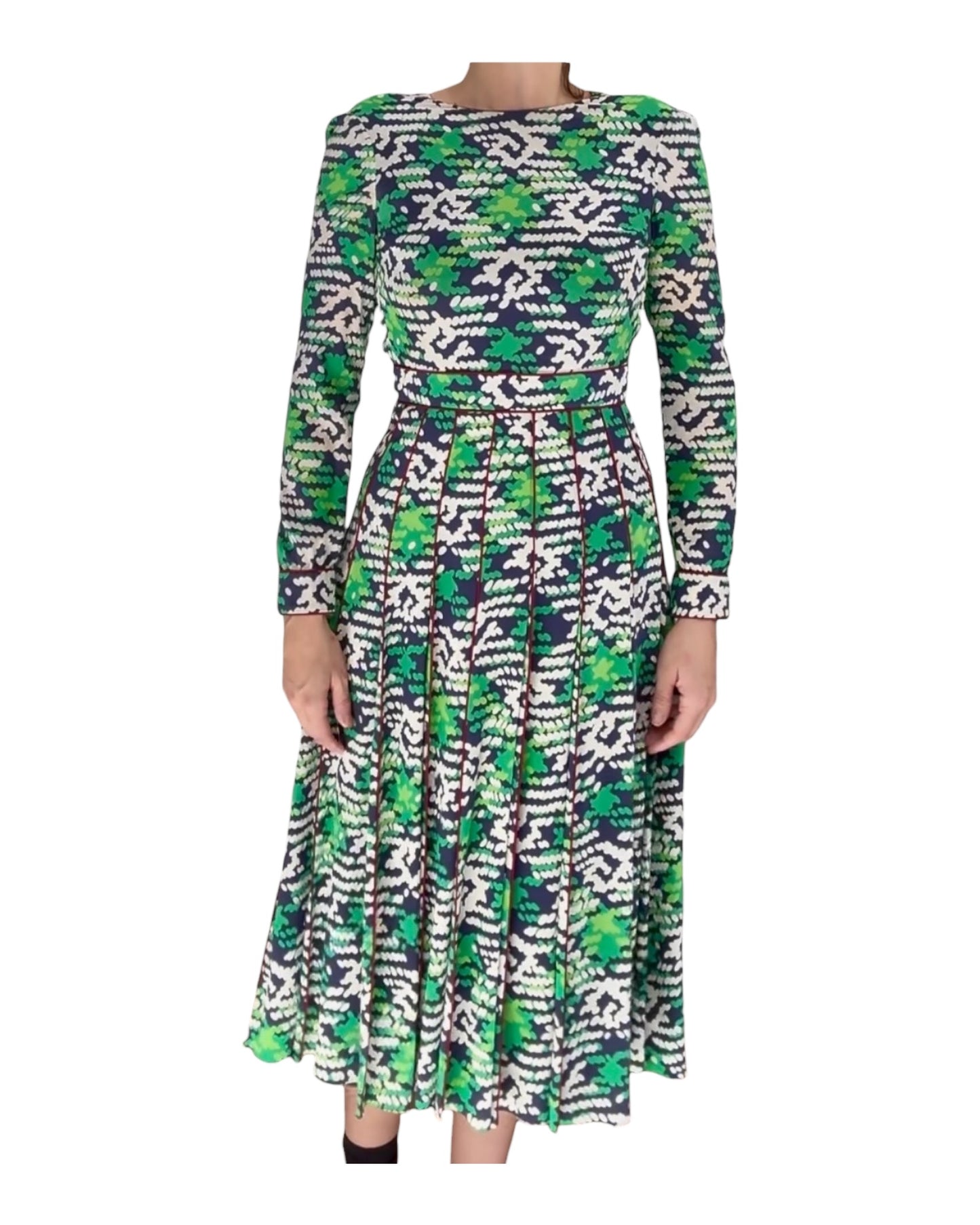 Pre-Loved Gucci Green Maxi Dress
