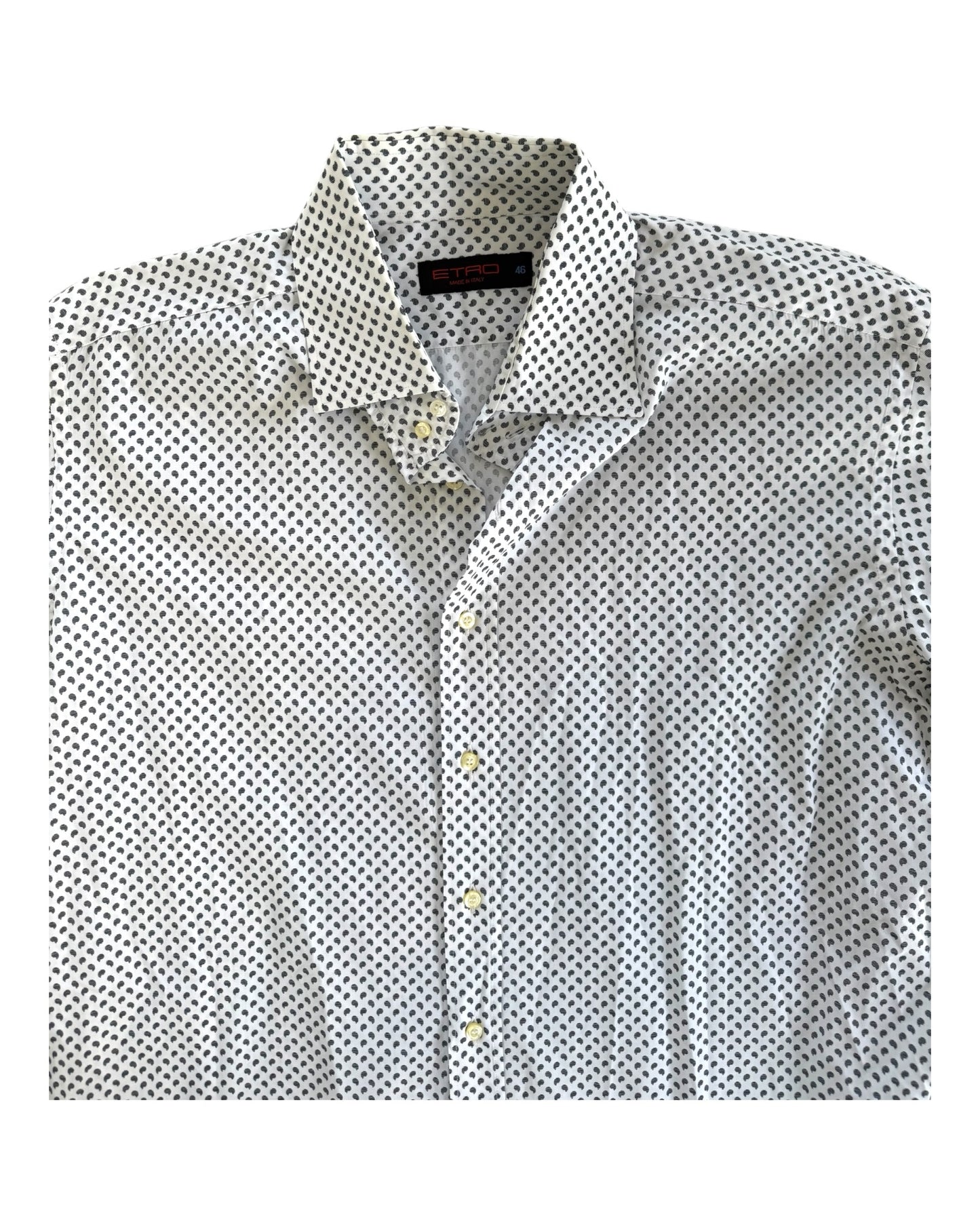 Vintage Etro Graphic Print White Shirt
