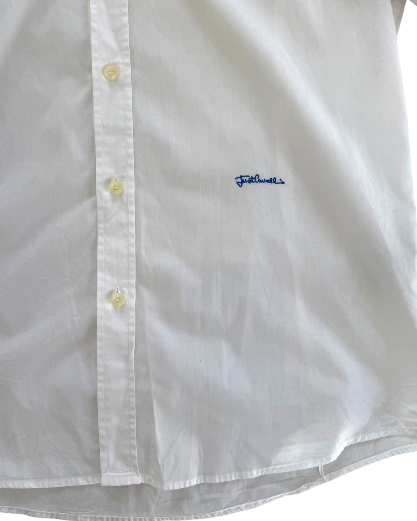 Vintage Just Cavalli by Roberto Cavalli White Embroidered Top