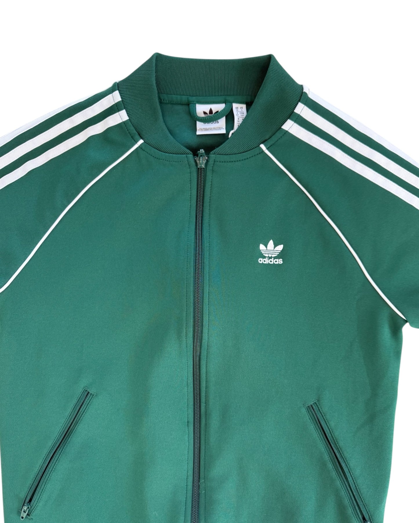 Pre-Loved Adidas Green Zip-Up Jacket