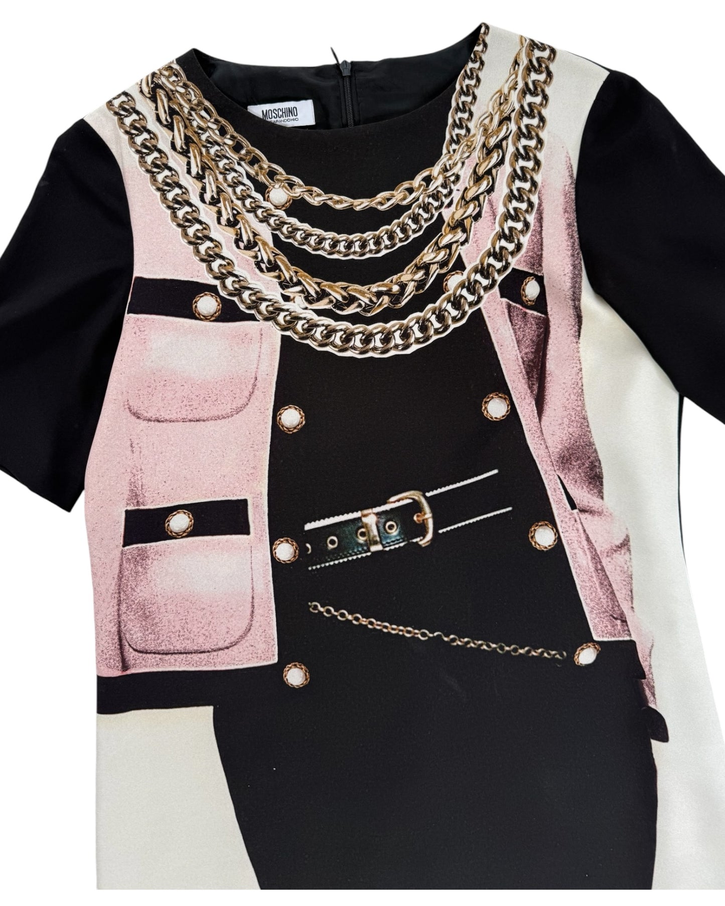 Vintage Moschino Graphic Print Dress