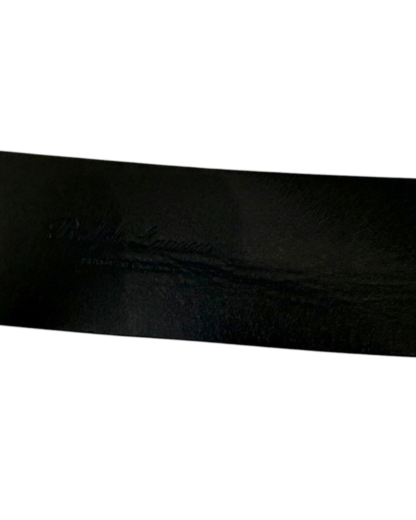 Vintage Ralph Lauren Black Suede Belt