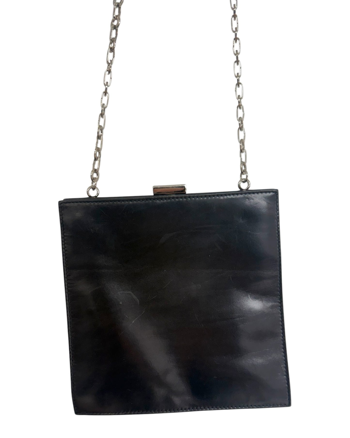 Vintage Cynthia Rowley Leather Clasp Bag