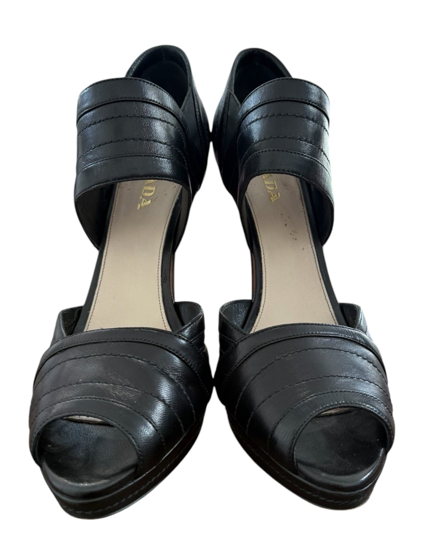 Pre-Loved Prada Nappa Nero Heels