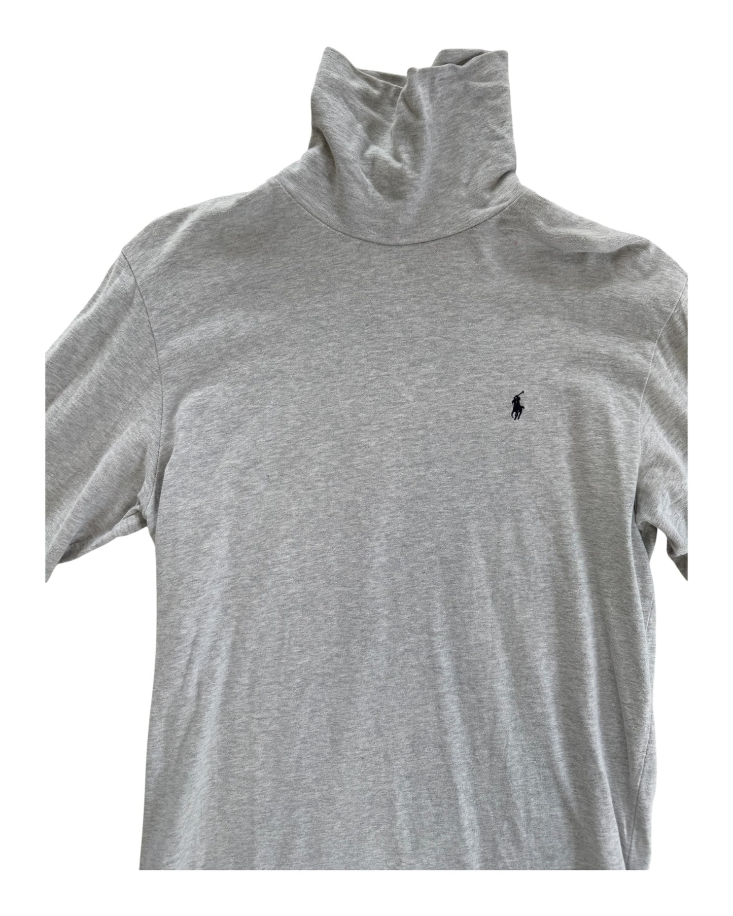 Vintage POLO Ralph Lauren Grey Turtleneck Tee