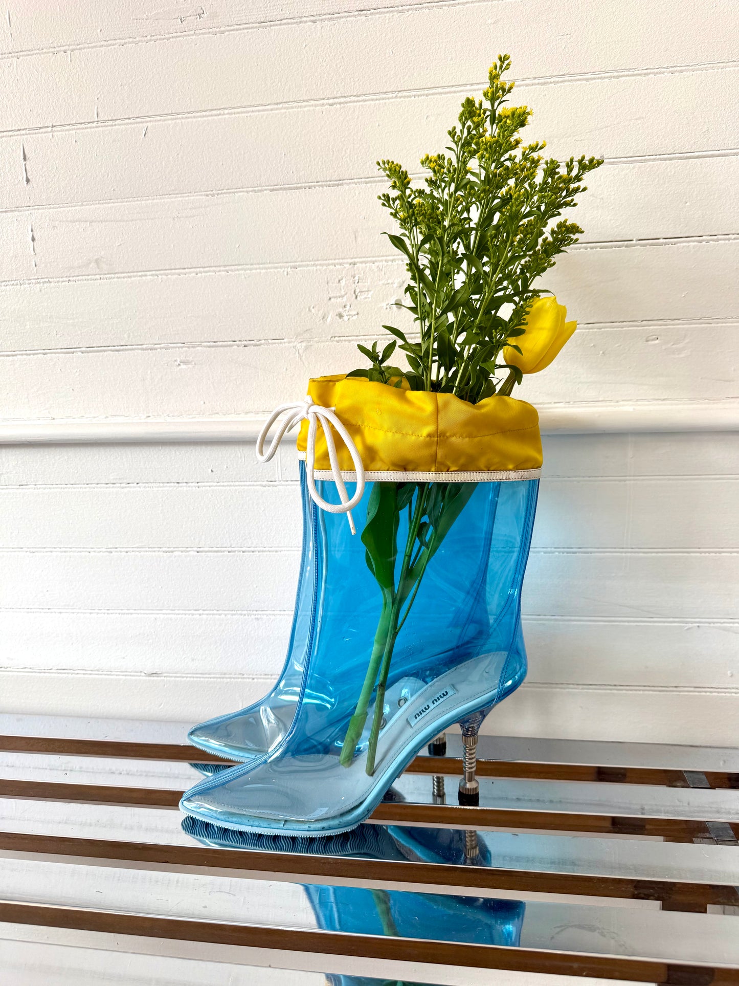 Vintage Miu Miu Rain Boot Heels