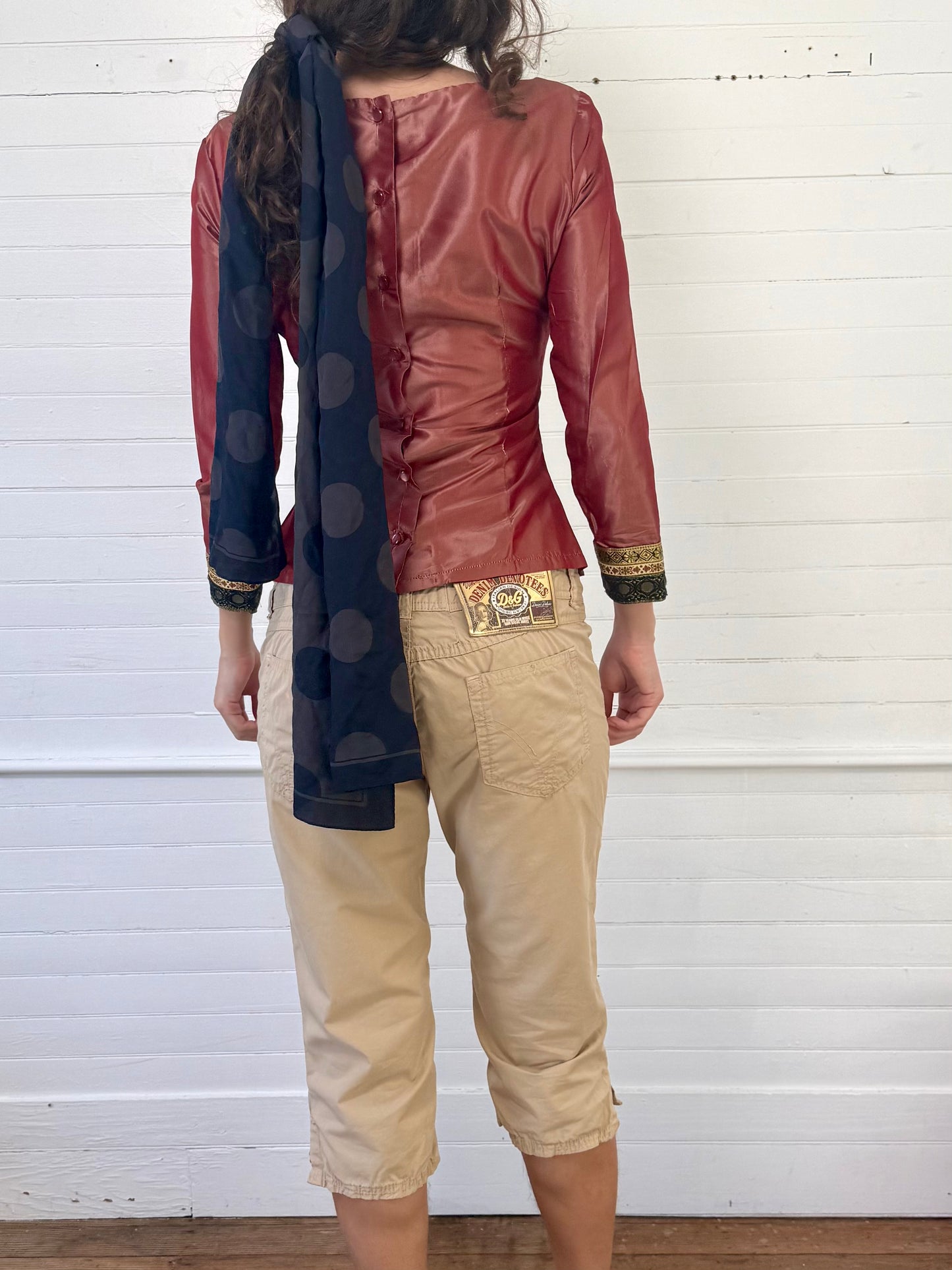 Vintage D&G Tan Capri Pants