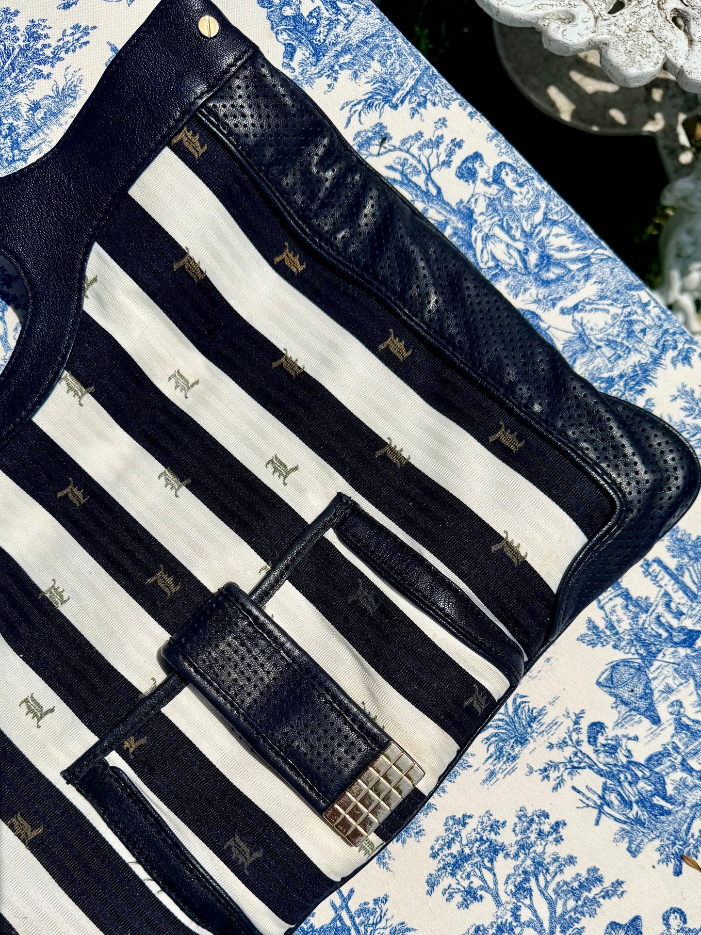Vintage L.A.M.B Stripe Clutch