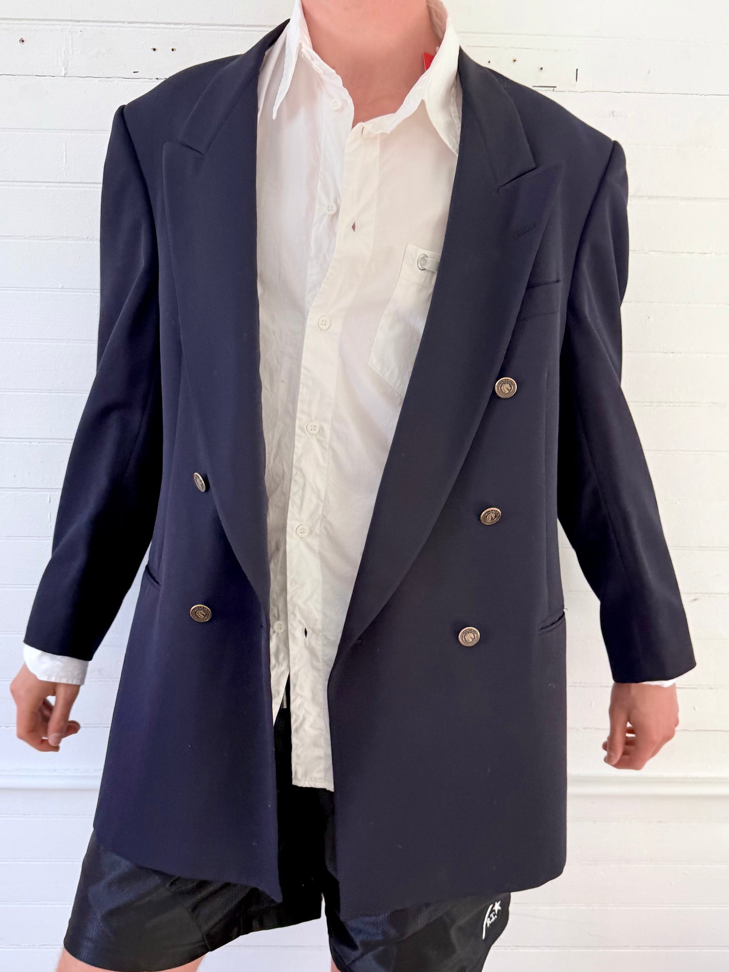 Vintage Pierre Cardin Navy Blazer