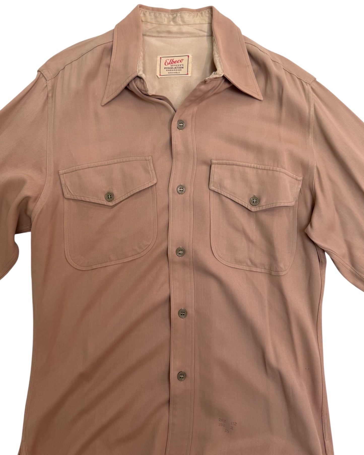 Vintage Elbeco Officers Regulation Gabardine Shirt
