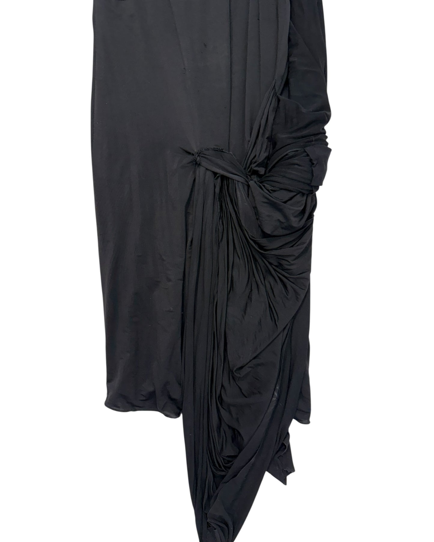 Vintage Alexander Wang Black Knotted Dress