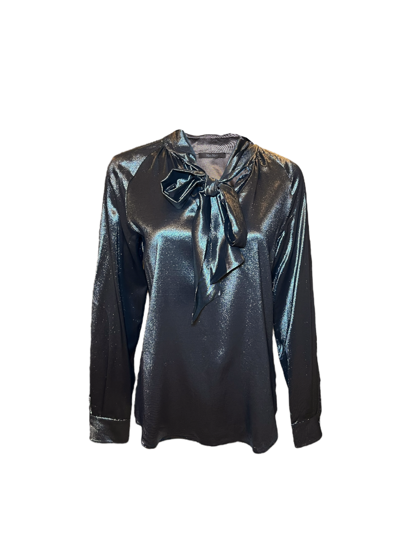 Vintage Max Mara Metallic Blazer and Blouse Set