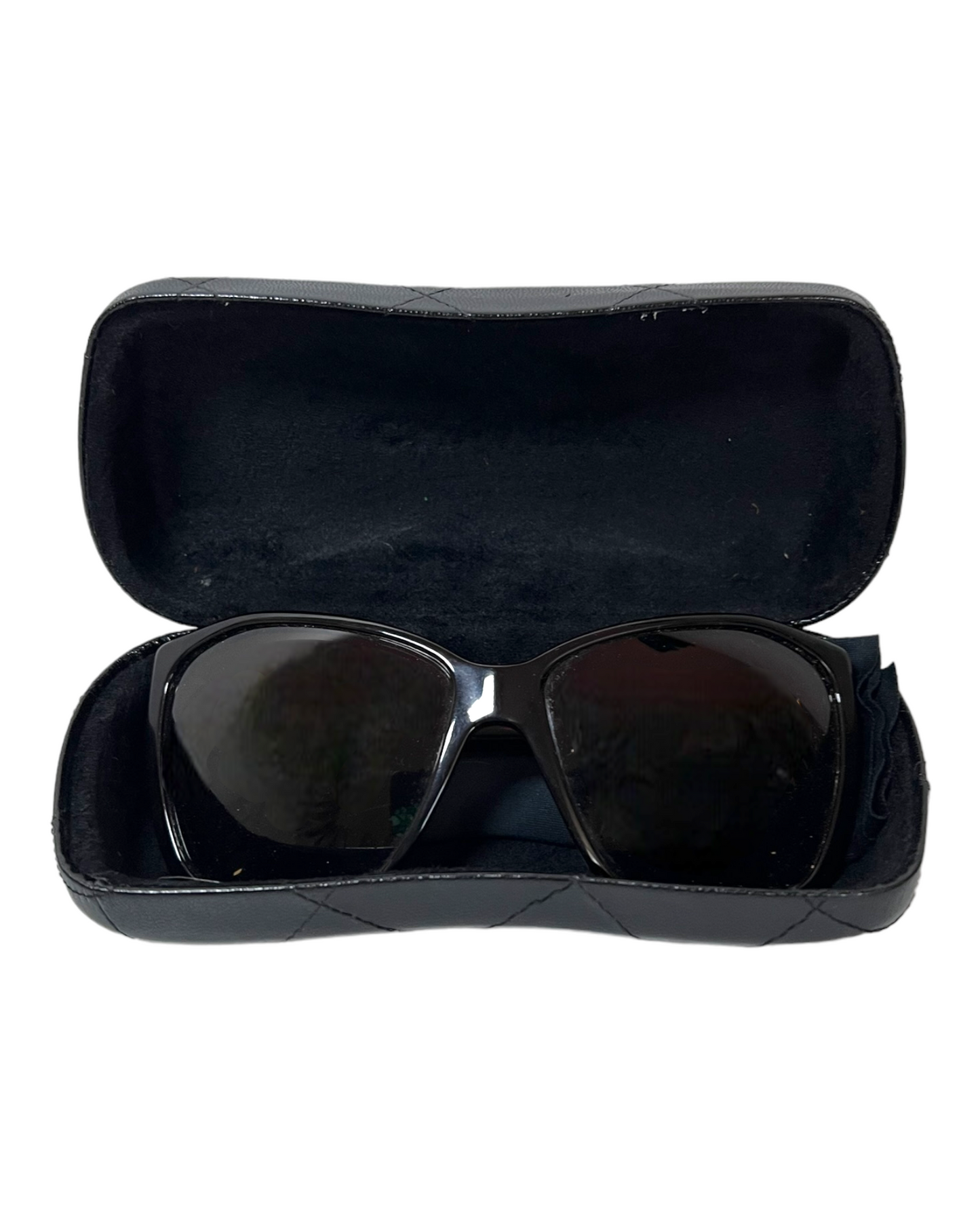 Vintage Chanel Tourtise Shell Butterfly Sunglasses