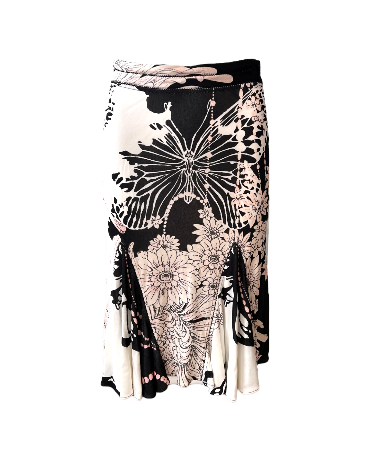 Vintage 2006 Roberto Cavalli Butterfly Skirt