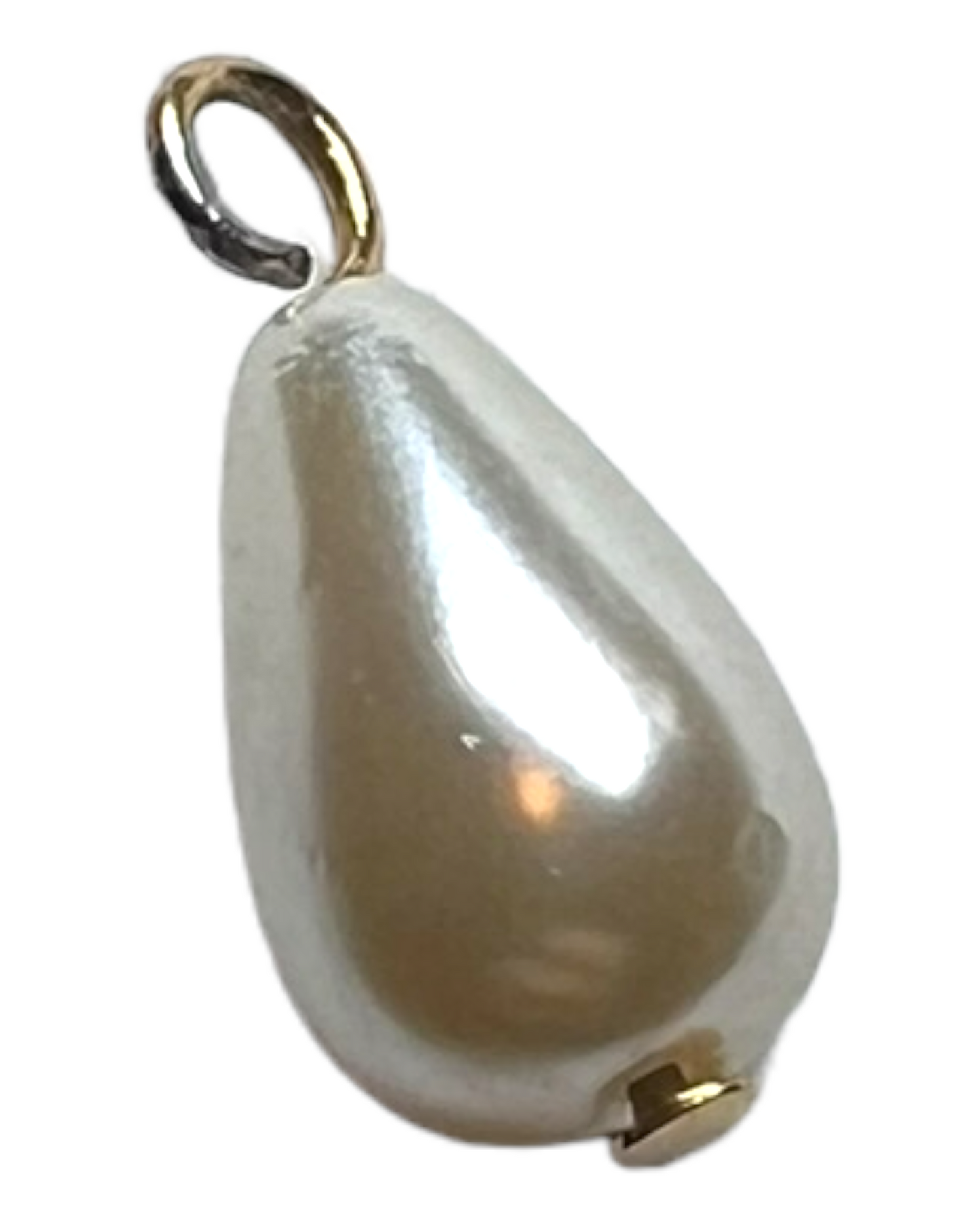 Vintage Costume Pearl Charm