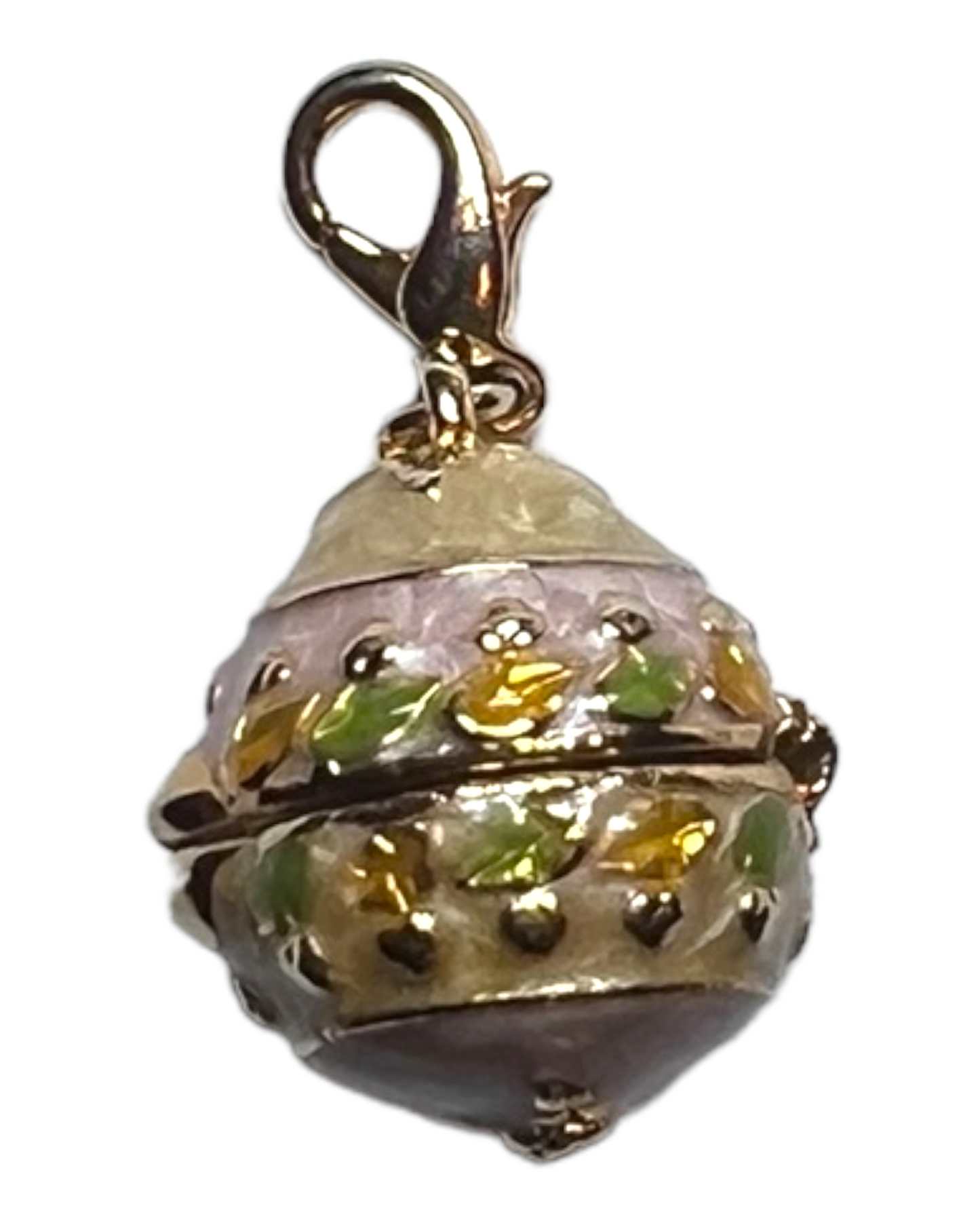 Vintage Magnetic Sphere Locket Charm