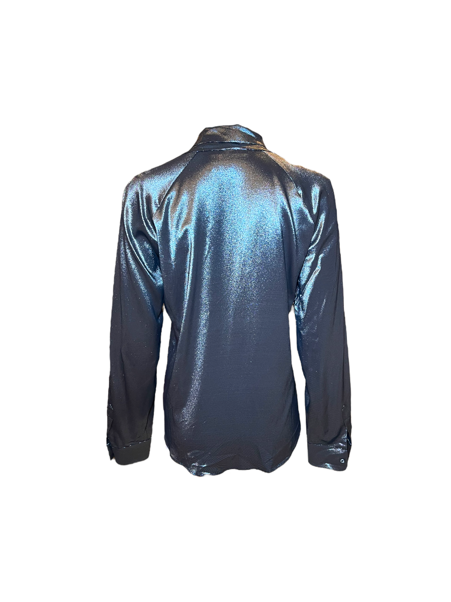 Vintage Max Mara Metallic Blazer and Blouse Set