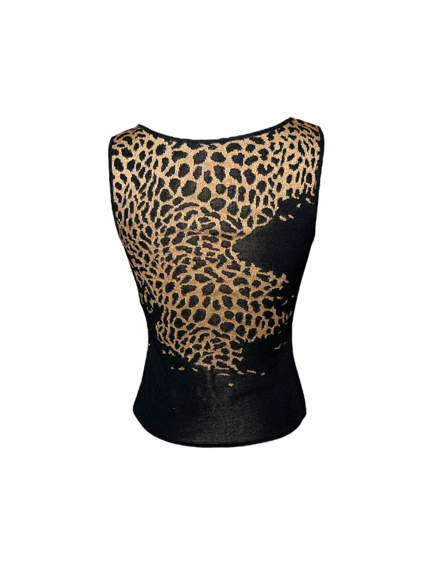 Vintage Escada Sequin Jaguar Top