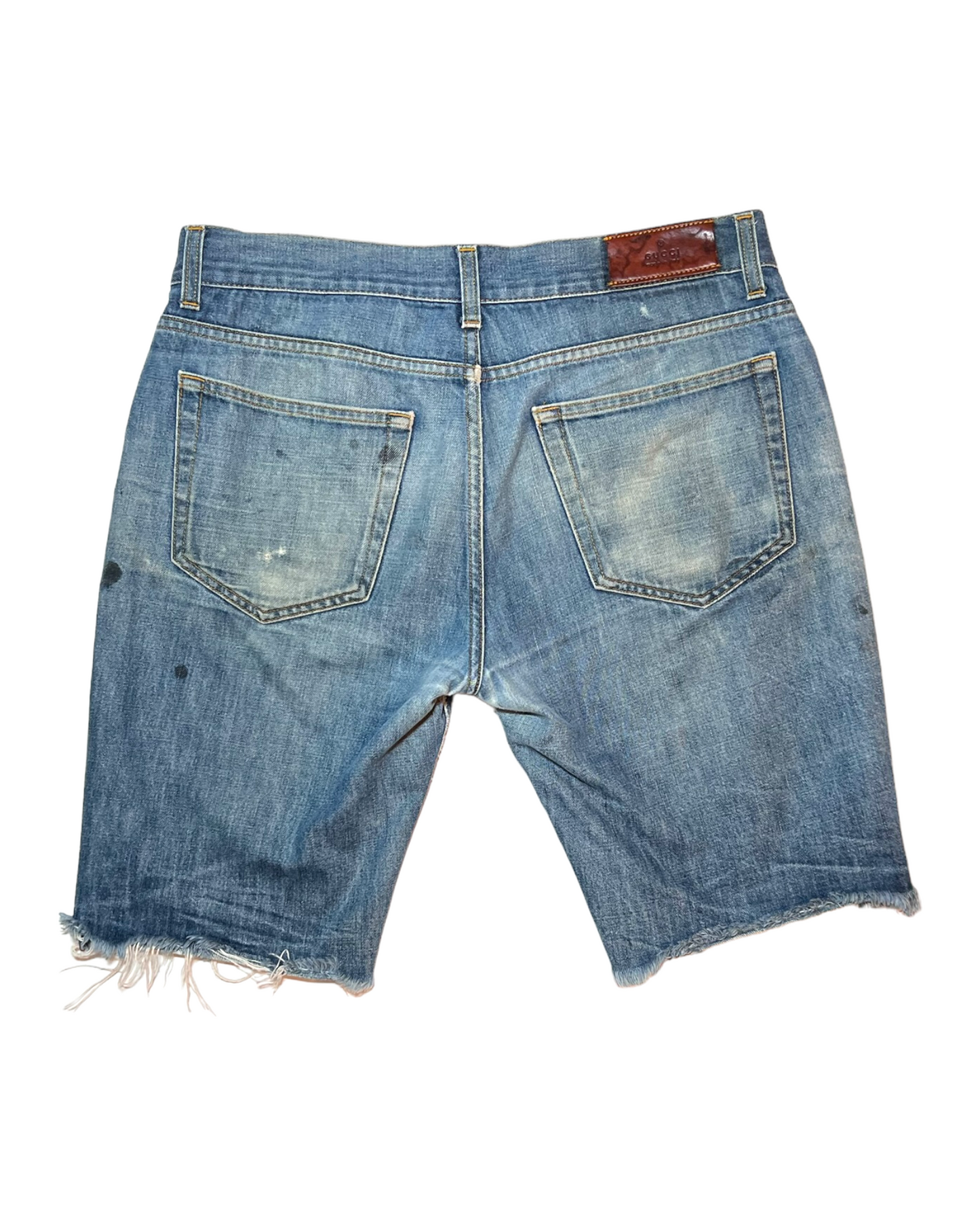 Vintage Gucci Distressed Cut-Off Shorts
