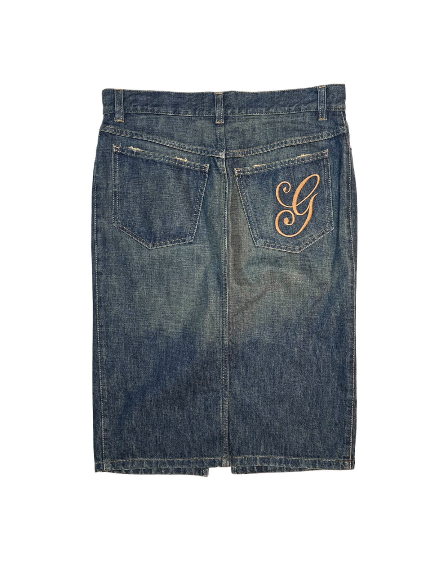 Vintage 2001 Gucci Denim Skirt