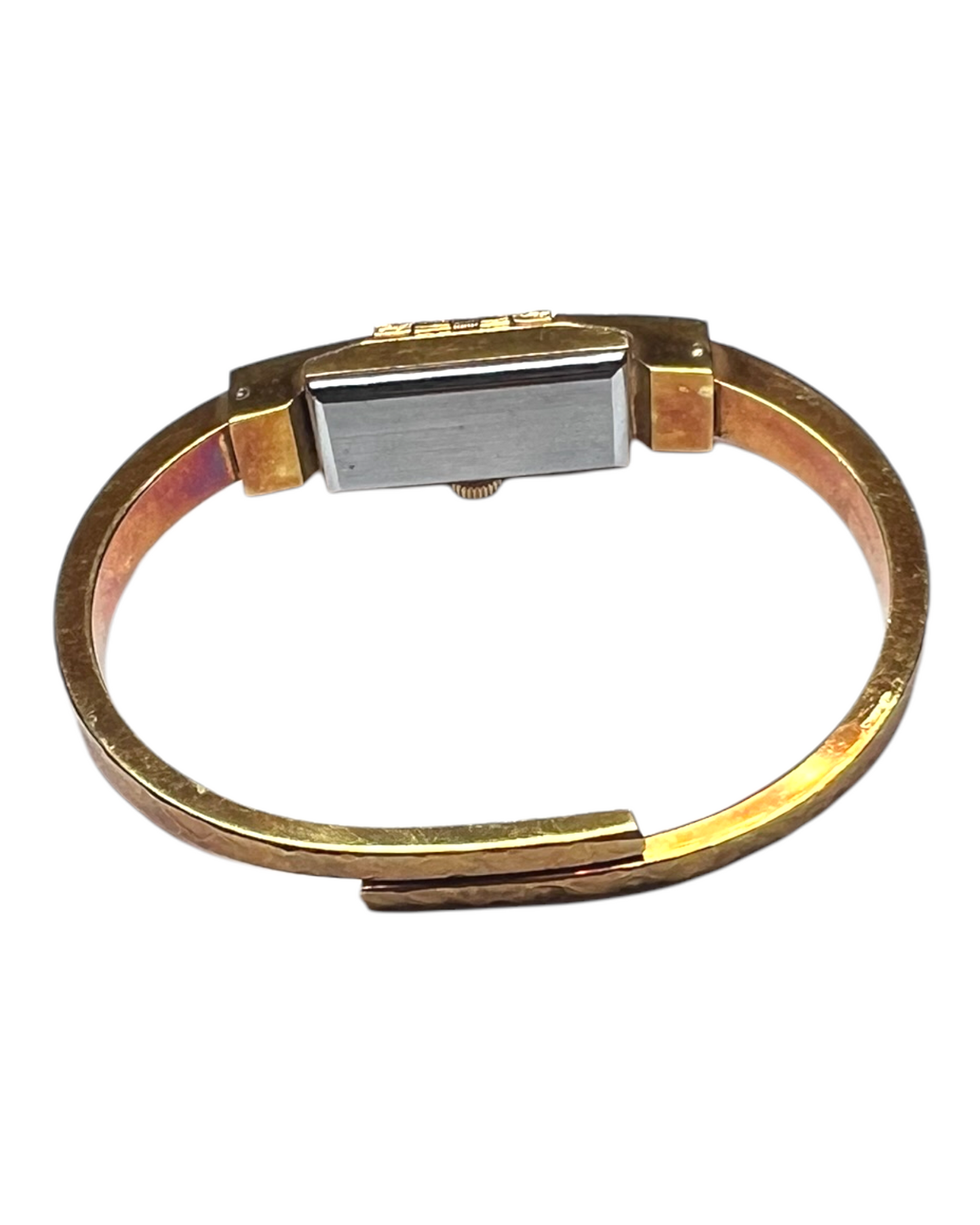 RARE Vintage Jean Perret Geneve Gold Watch Bracelet