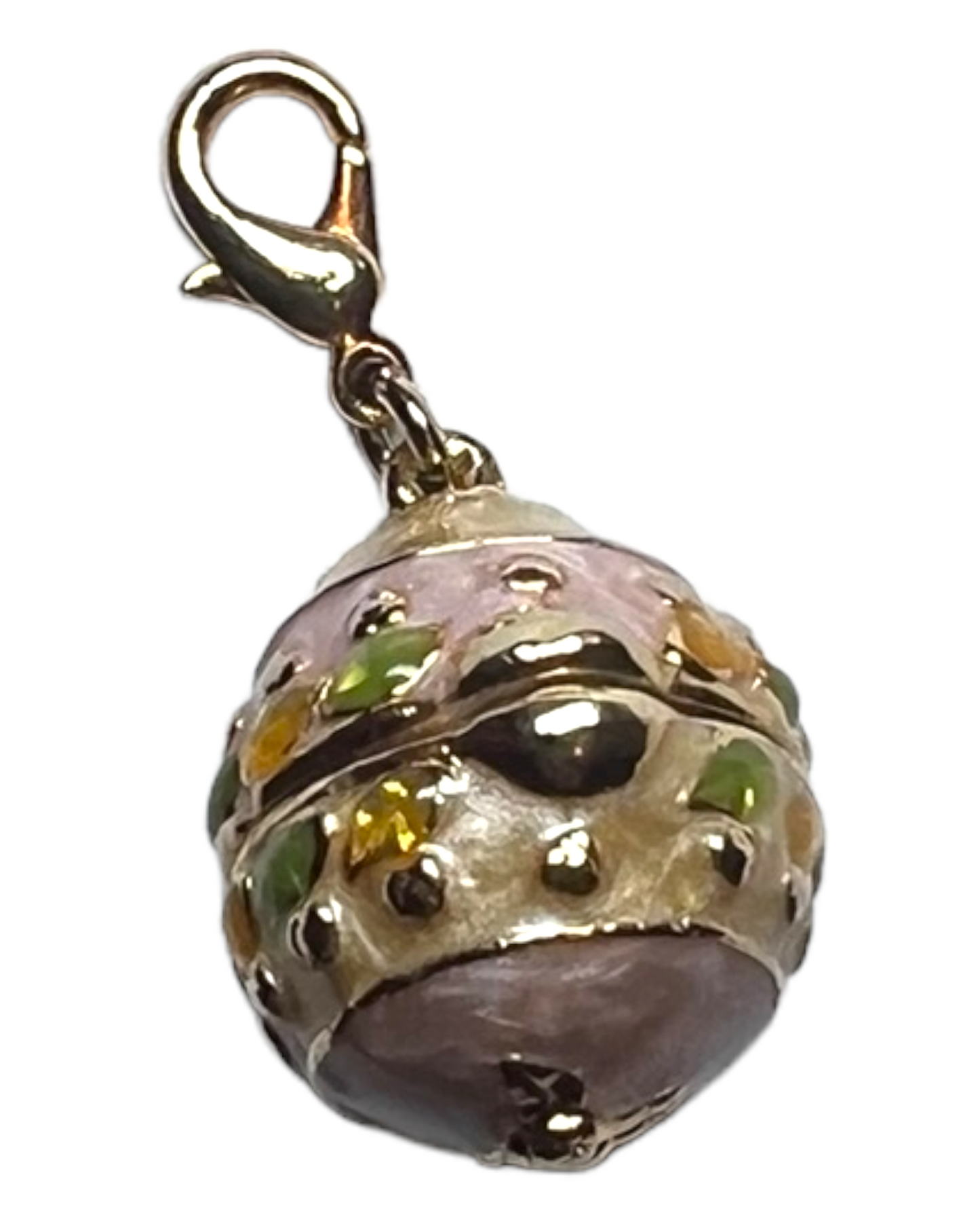 Vintage Magnetic Sphere Locket Charm