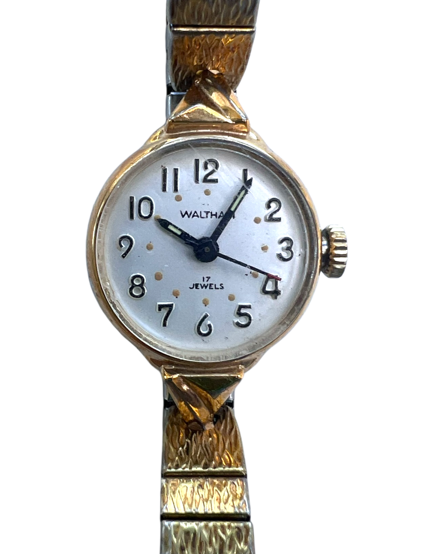 Vintage Waltham 17 Jewels Gold Expansion Watch