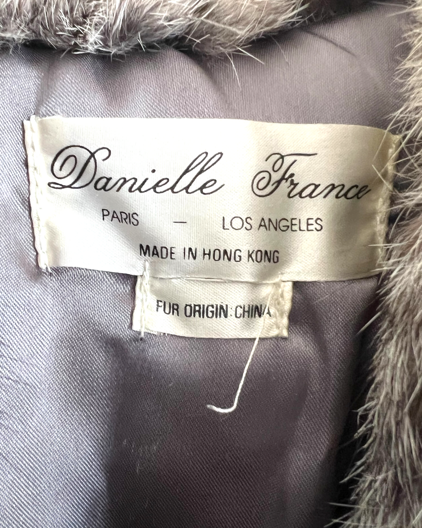 Vintage Grey Chinchilla Fur Coat