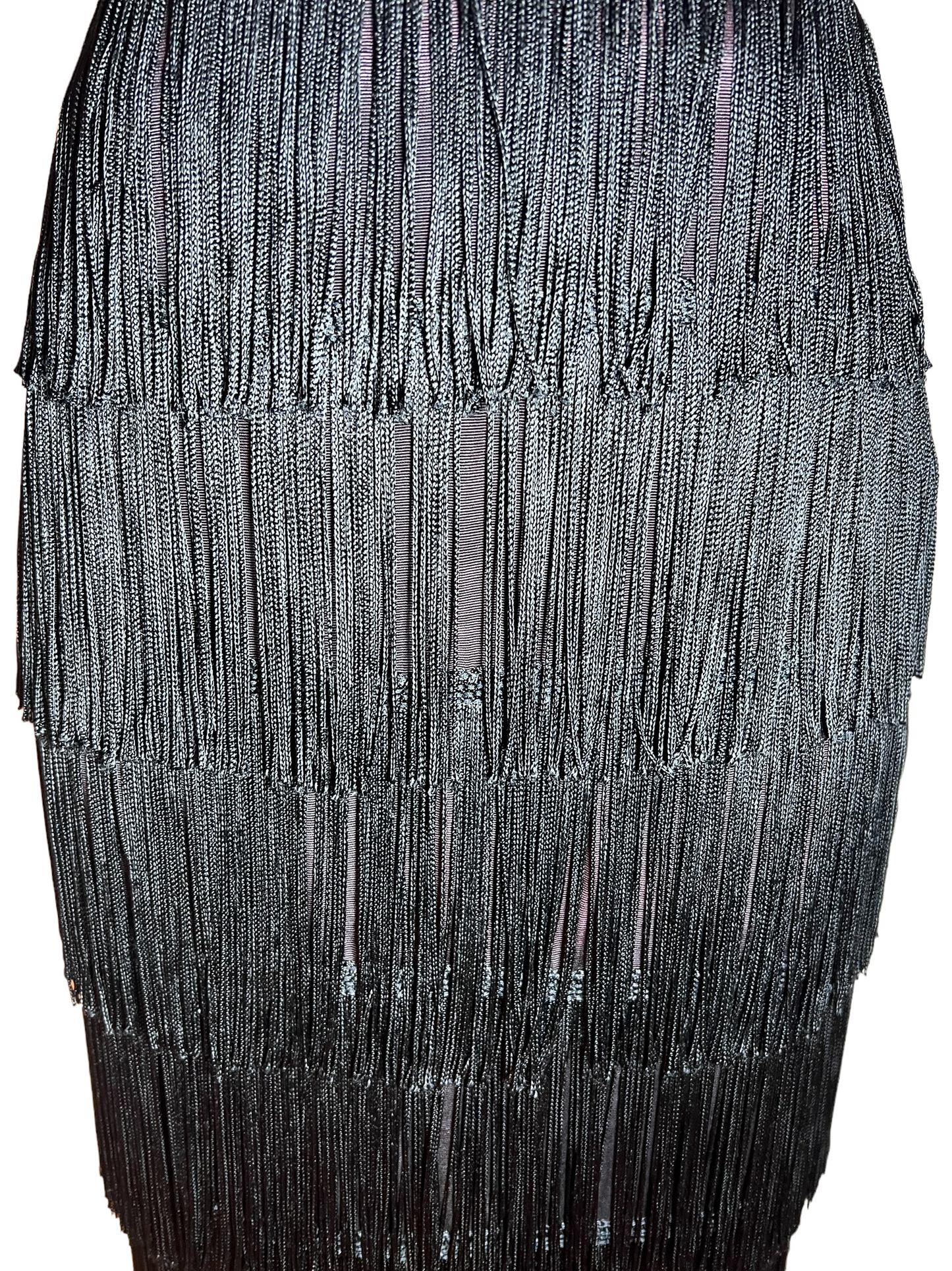 Vintage OMO Norma Kamali Fringe Skirt