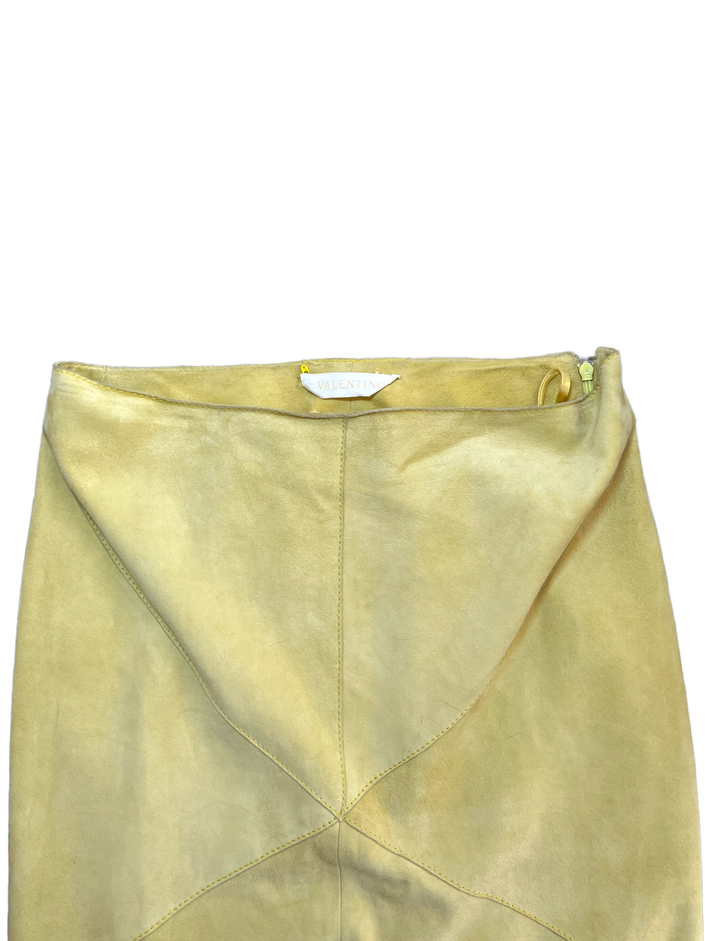Vintage Valentino Suede Knee-Length Skirt