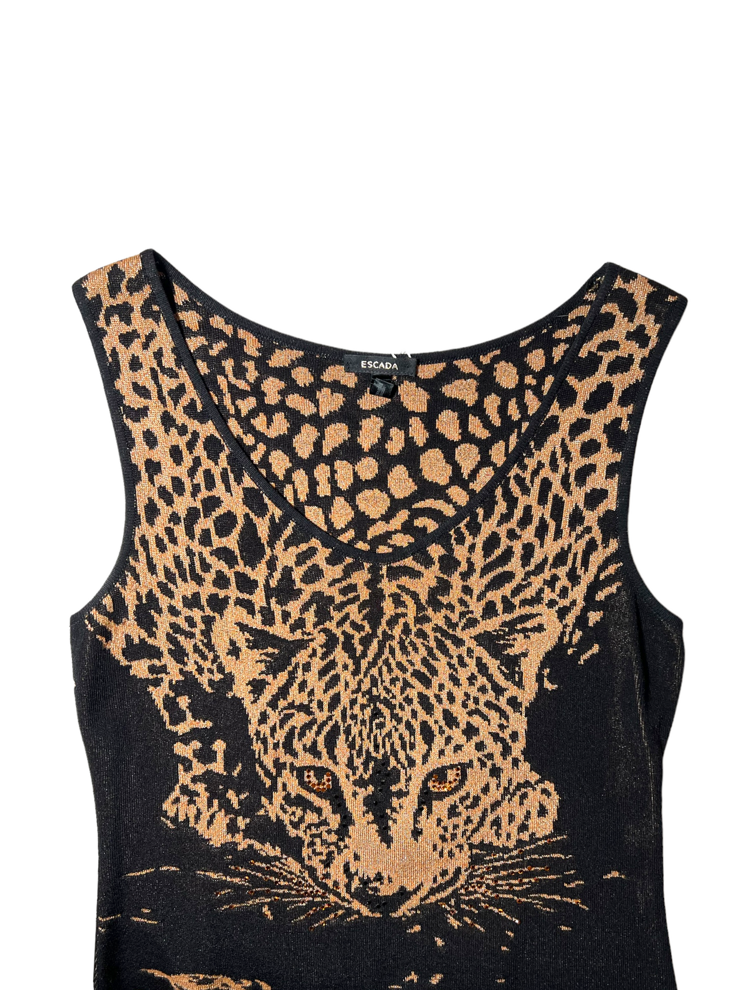 Vintage Escada Sequin Jaguar Top