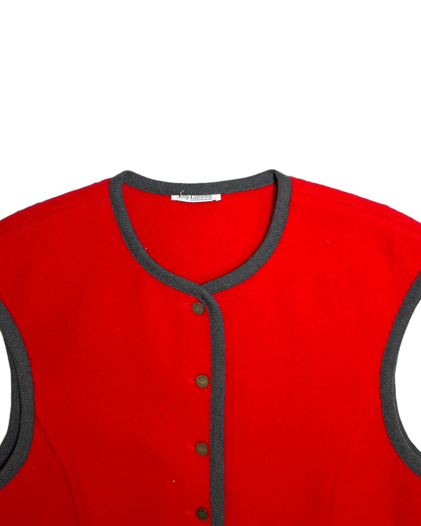 Vintage 1980 Guy Laroche Wool Vest