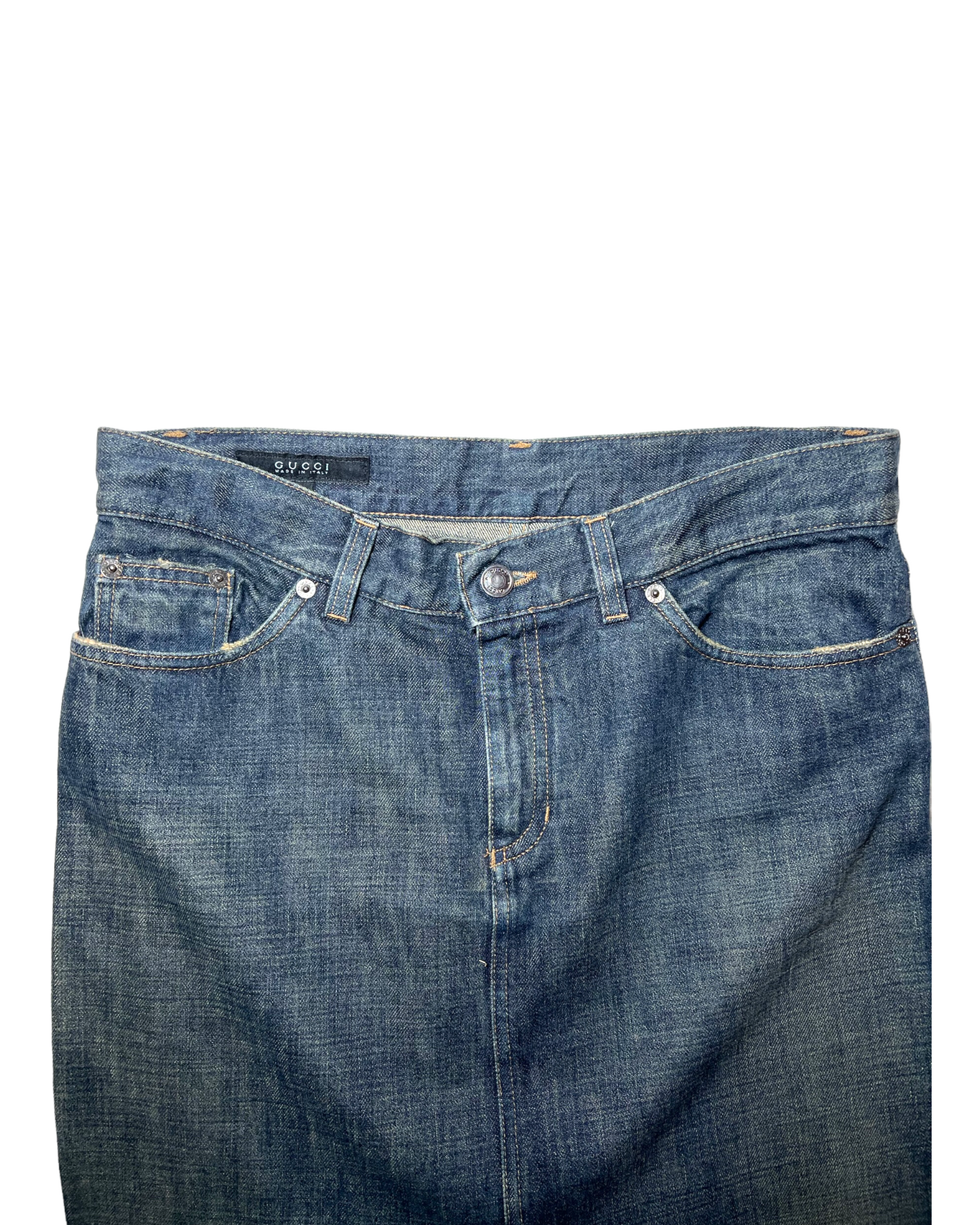 Vintage 2001 Gucci Denim Skirt