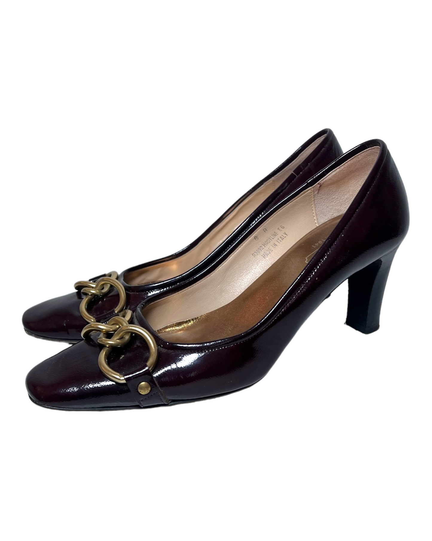 Vintage Coach Buckle Heels