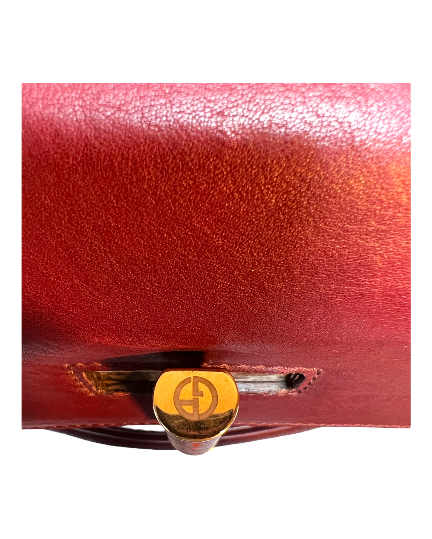 Vintage Giorgio Armani Velvet and Leather Bag