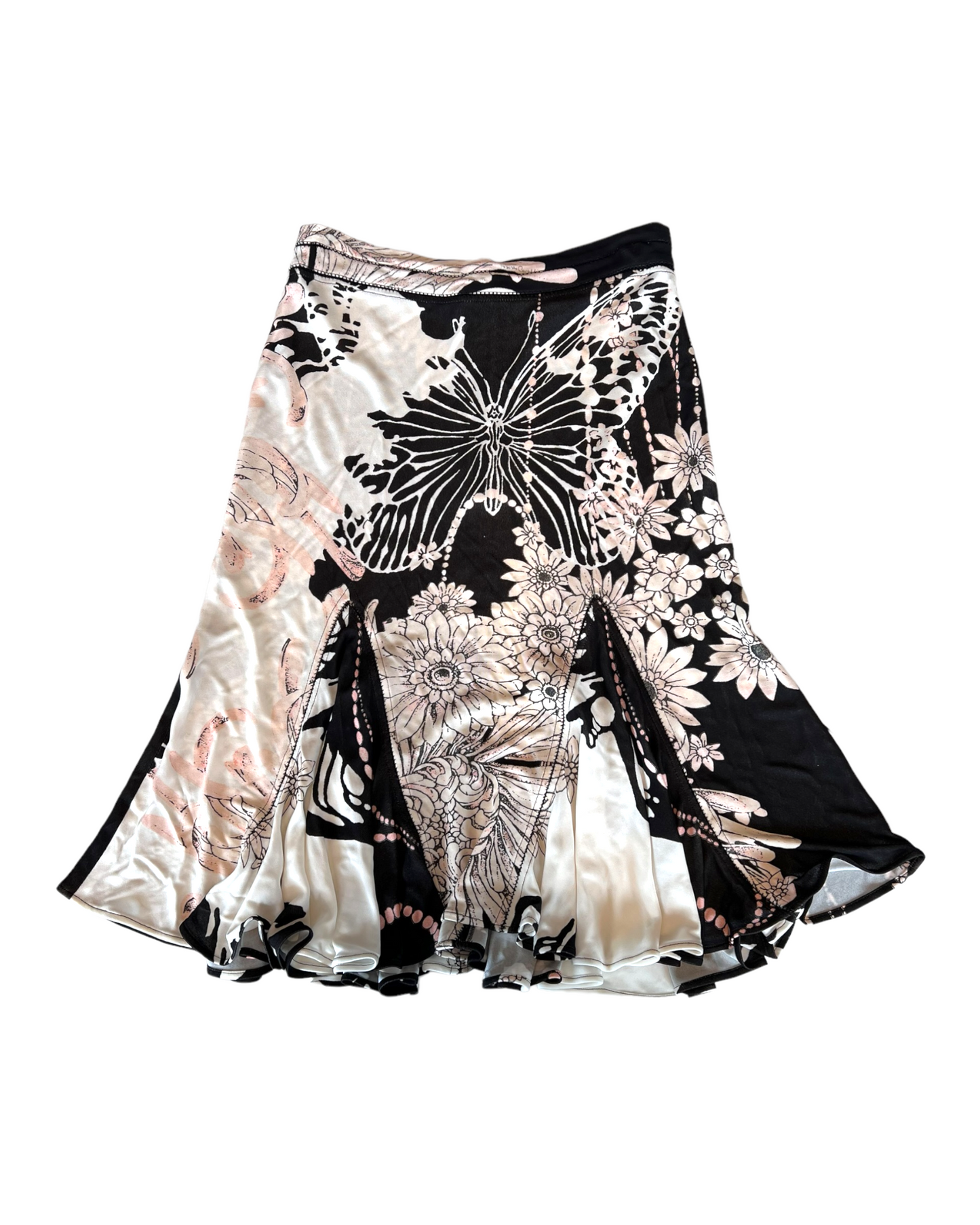 Vintage 2006 Roberto Cavalli Butterfly Skirt