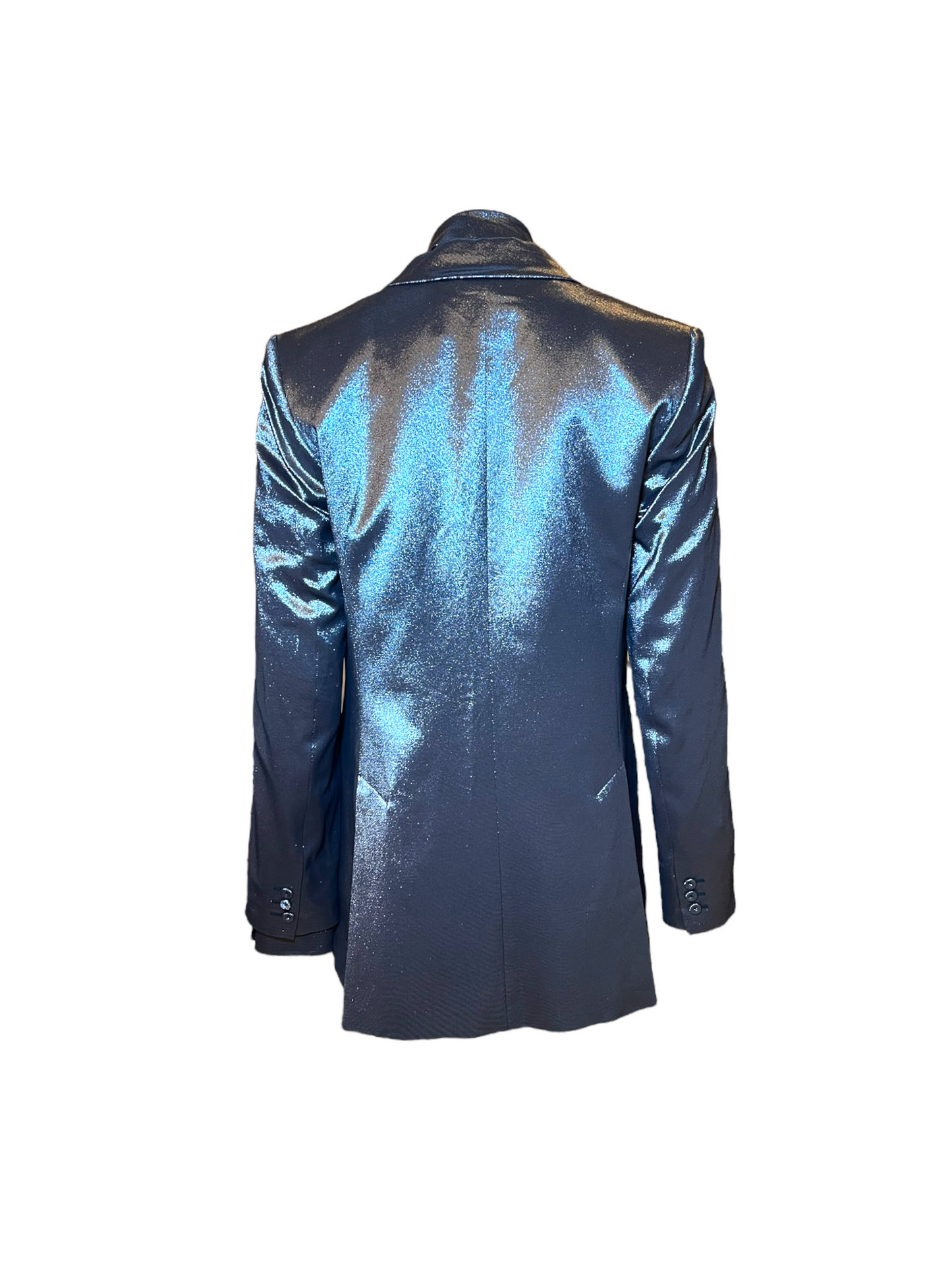 Vintage Max Mara Metallic Blazer and Blouse Set