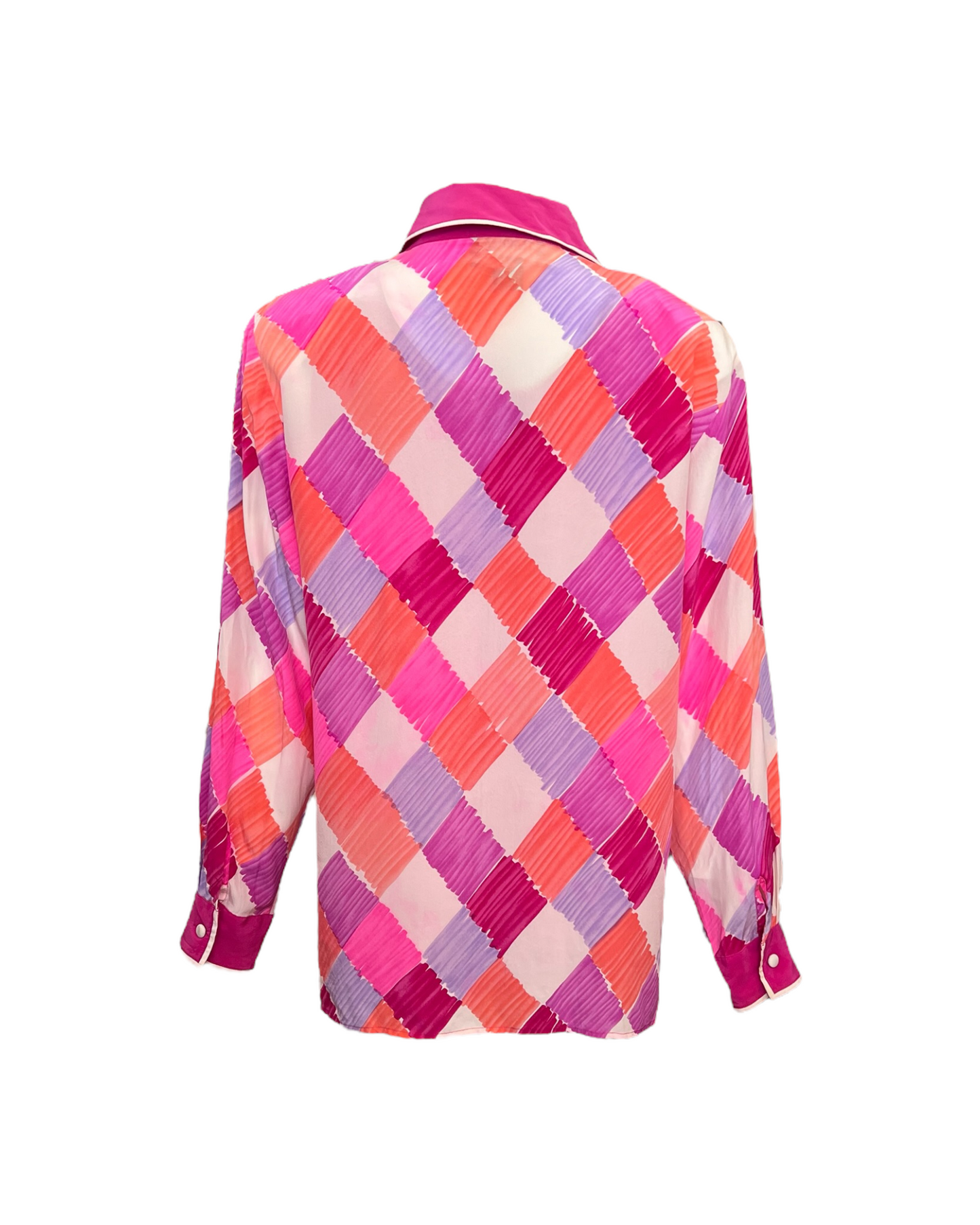 Vintage 1980 Bob Mackie Silk Shirt Set
