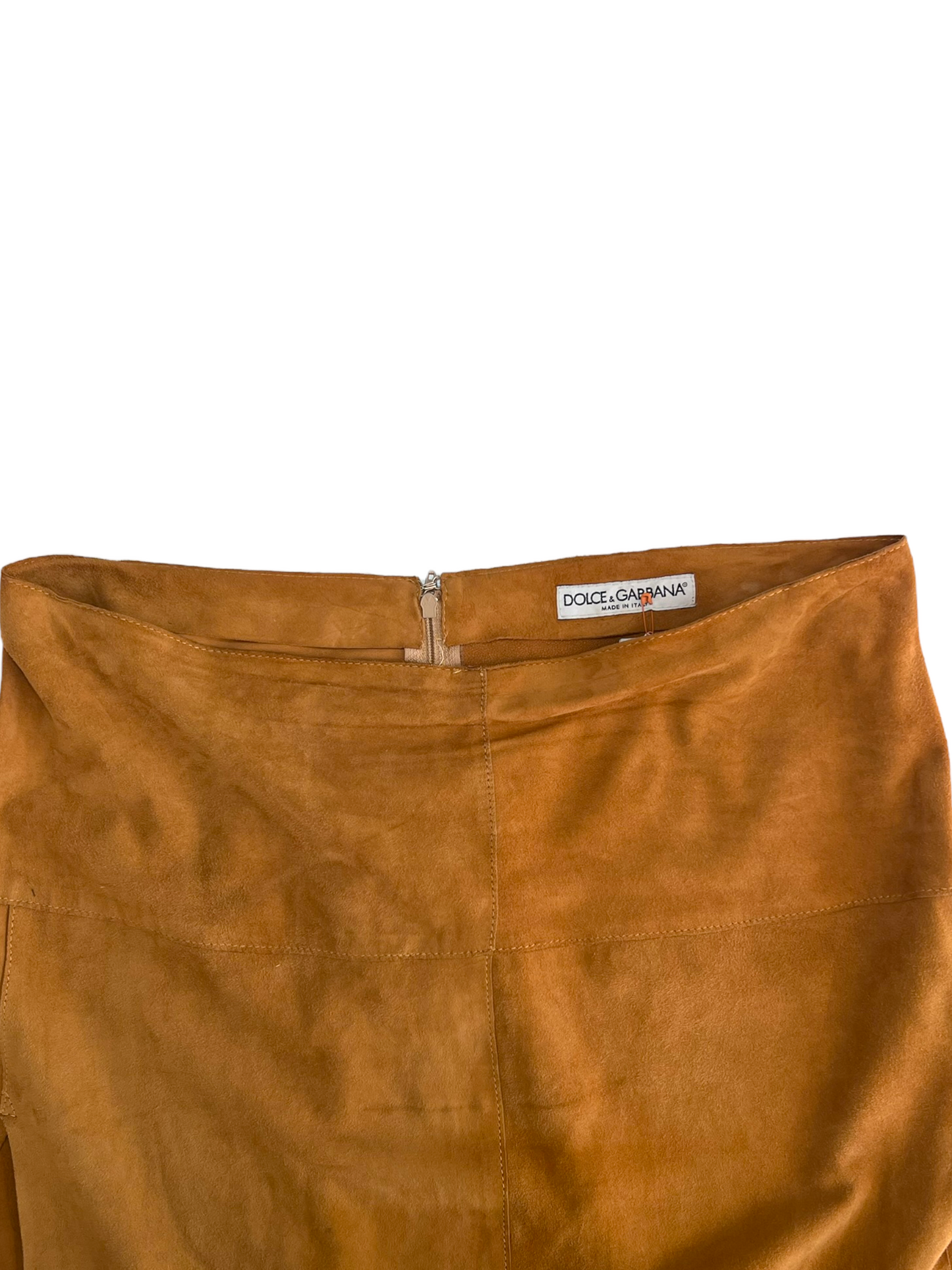 Vintage Dolce & Gabbana Suede Skirt